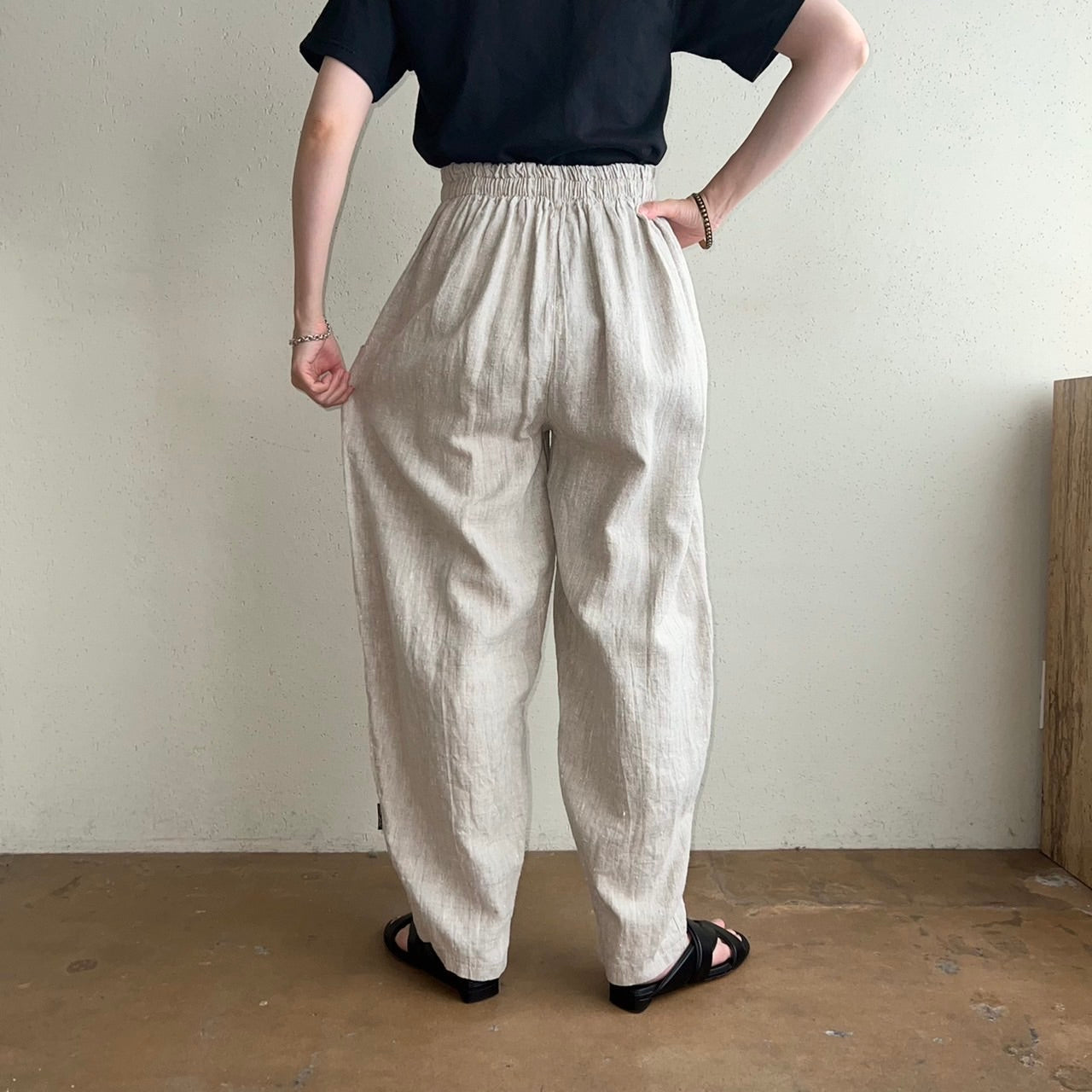 90s Lace Design Pants Made in Italy