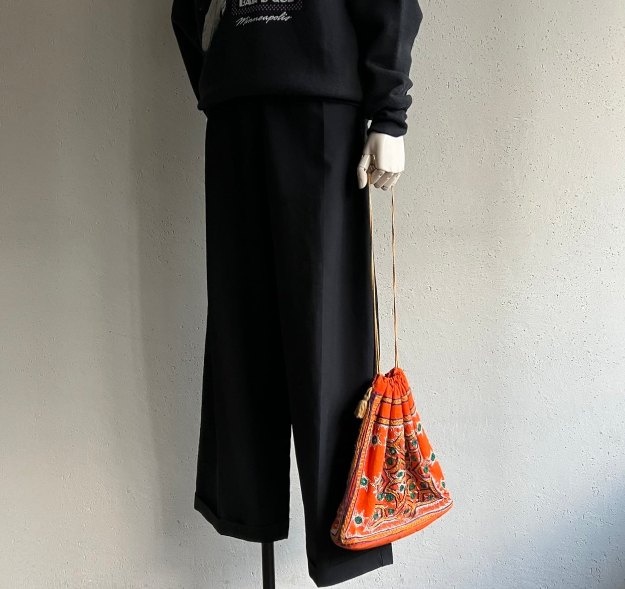 70s Embroidery Bag