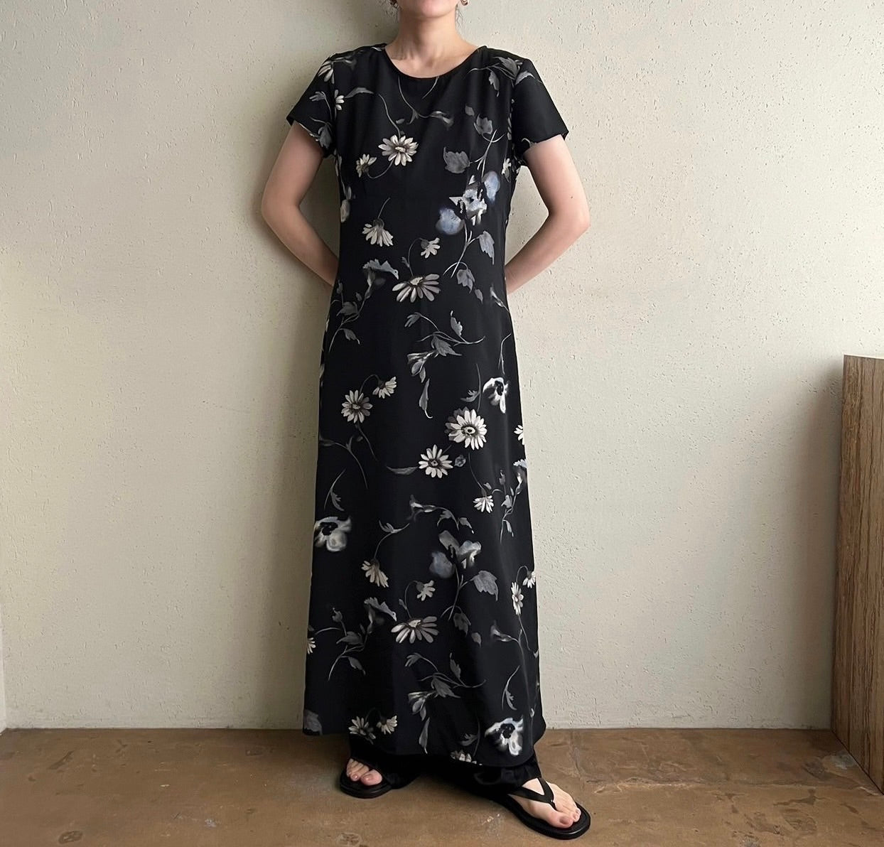 90s Printed Dress Made in Canada