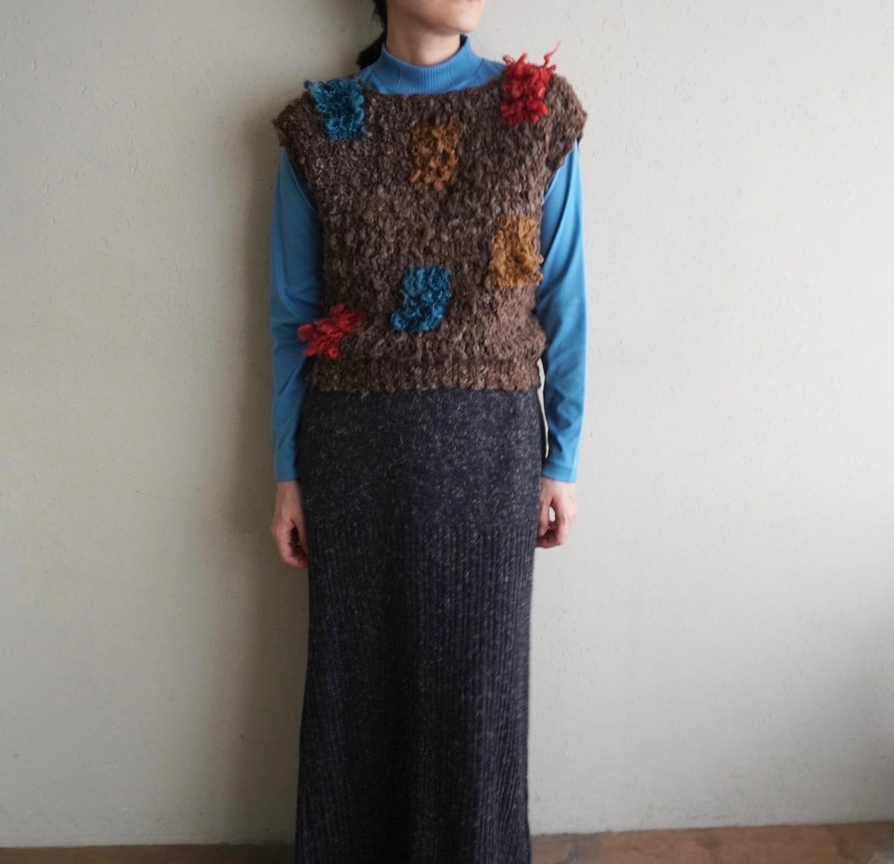 90s Design Knit Vest