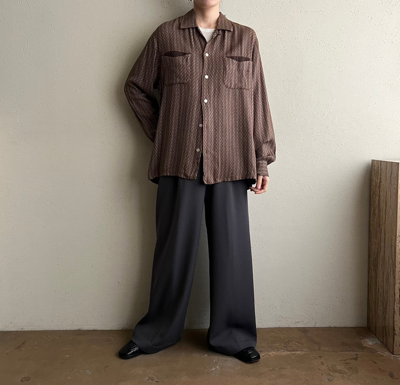 60s "SPIRE" Pattern shirt