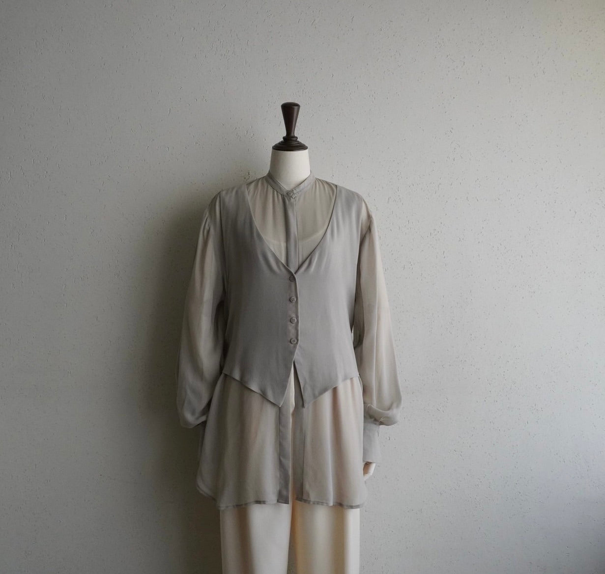 90s Design Sheer Blouse Made in USA