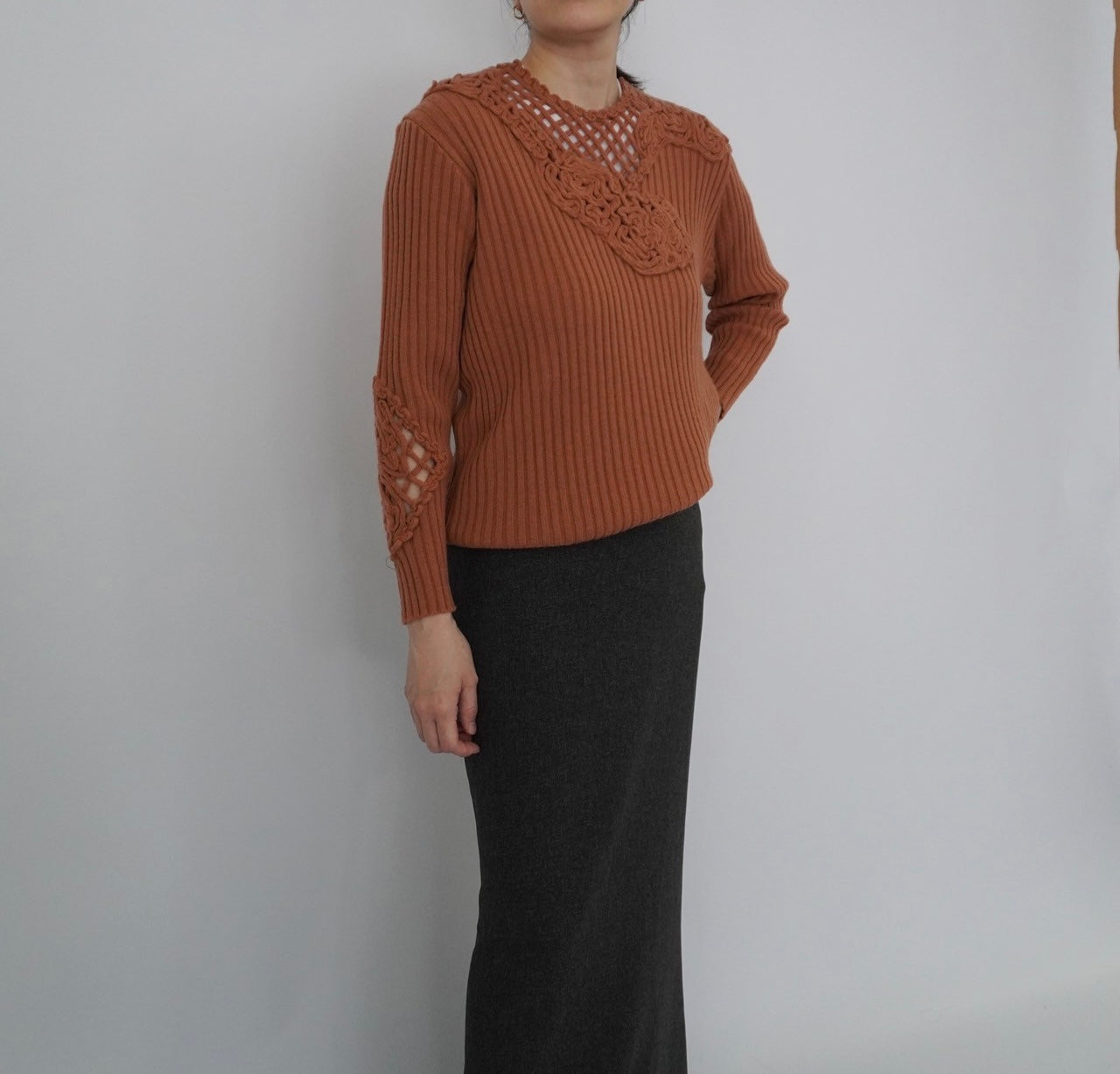 80s "Sensazioni" Ribbed Top Made in Italy