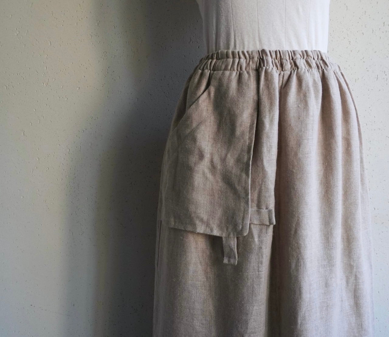 80s EURO Linen Skirt