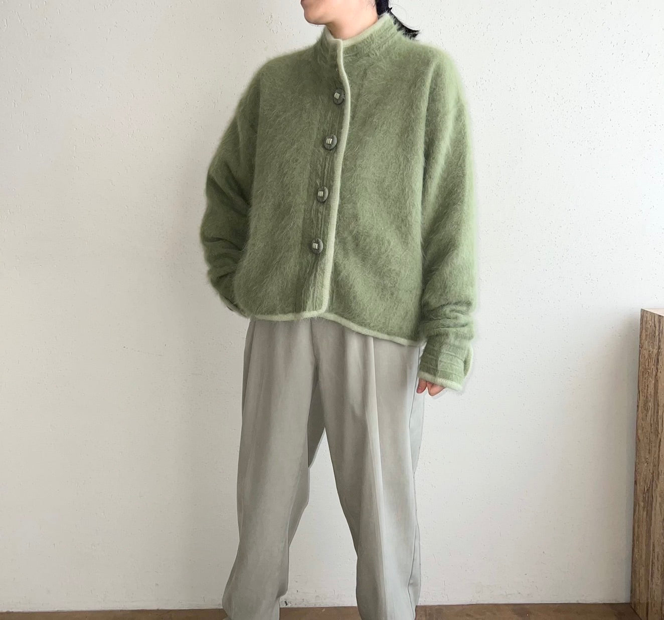 90s Angora Knit Jacket