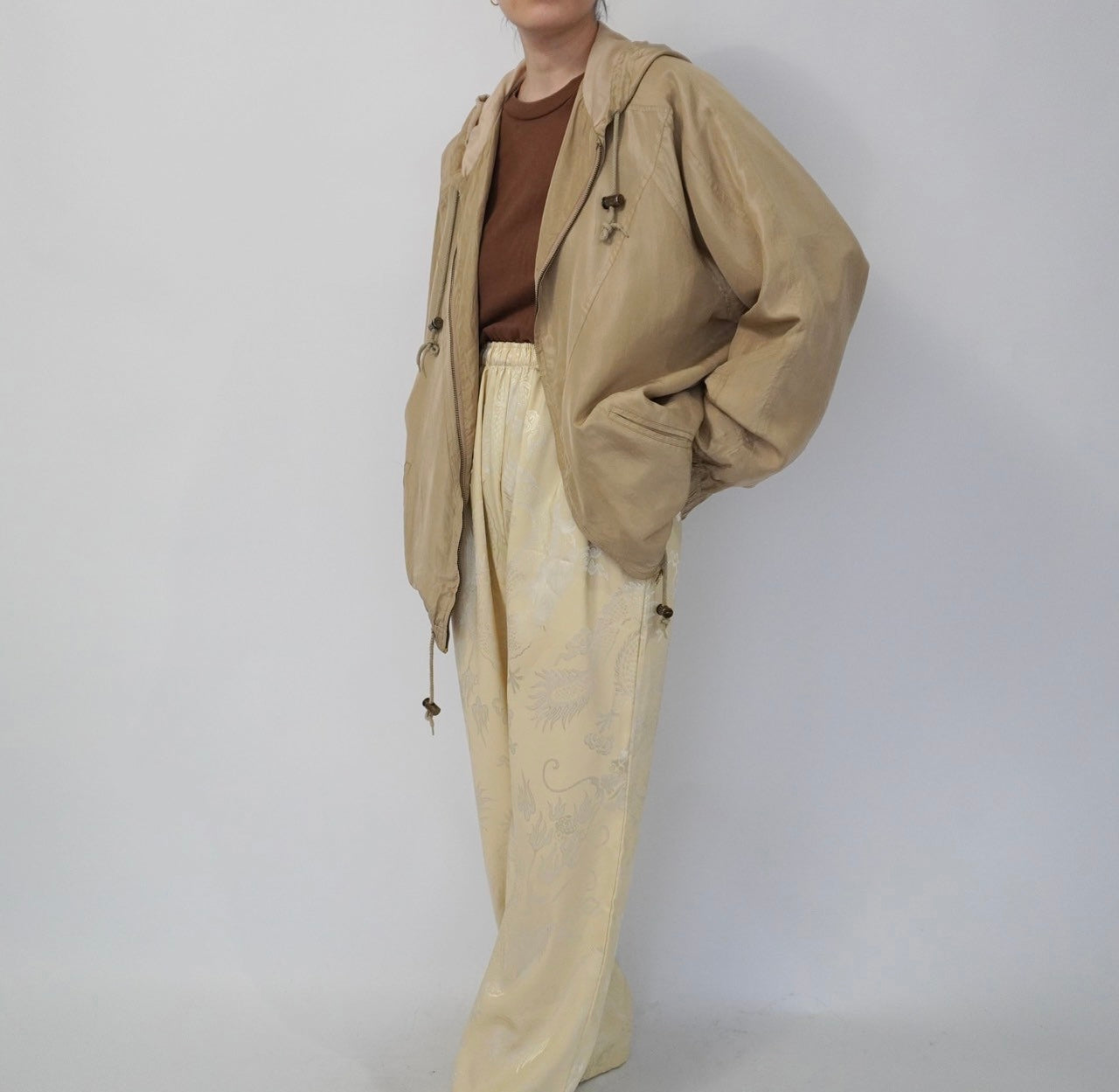 90s Silk Light Jacket