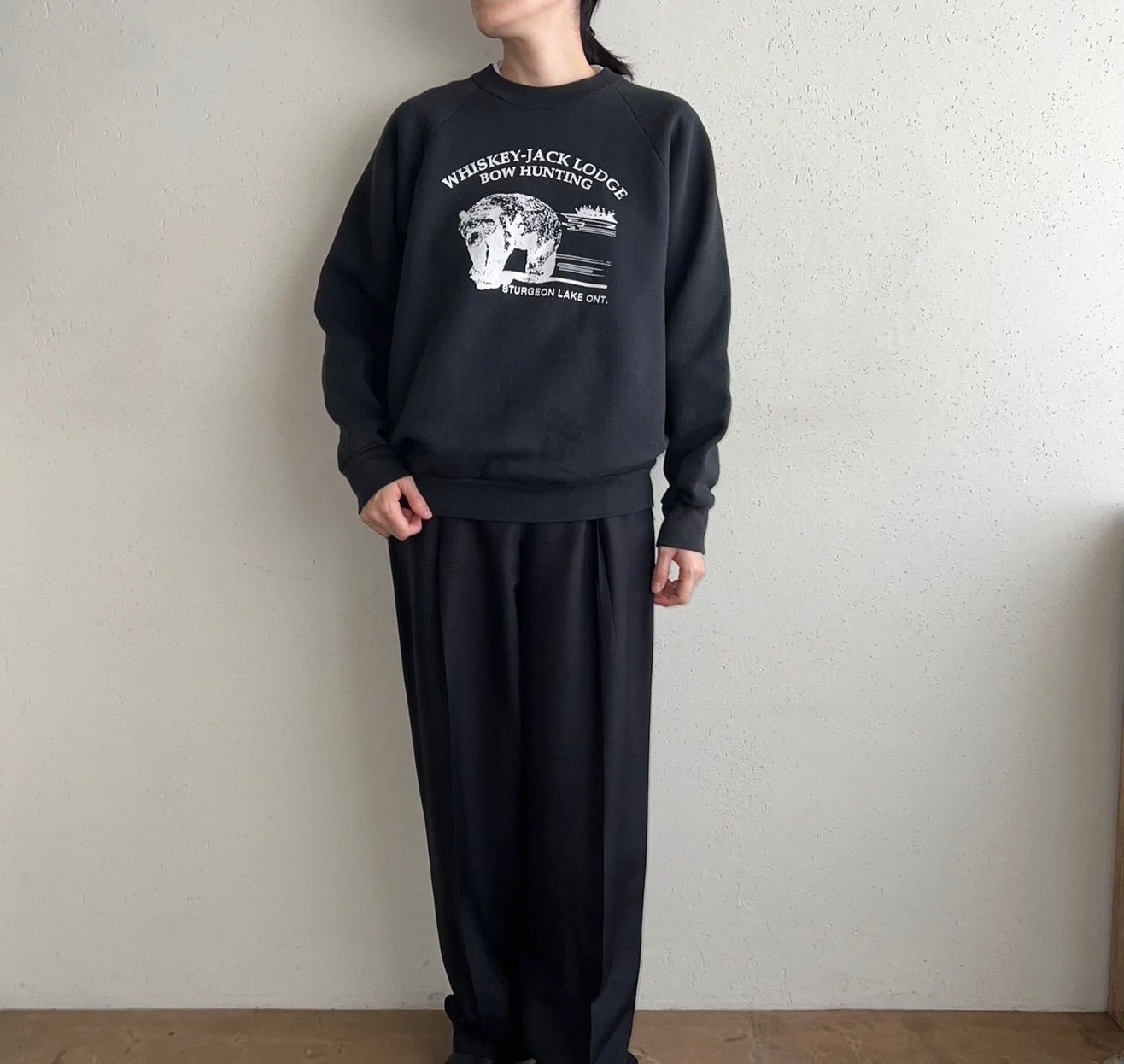 90s Printed Sweater Made in USA