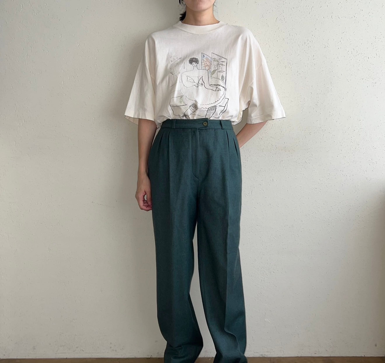 90s Printed T-shirt Made in USA