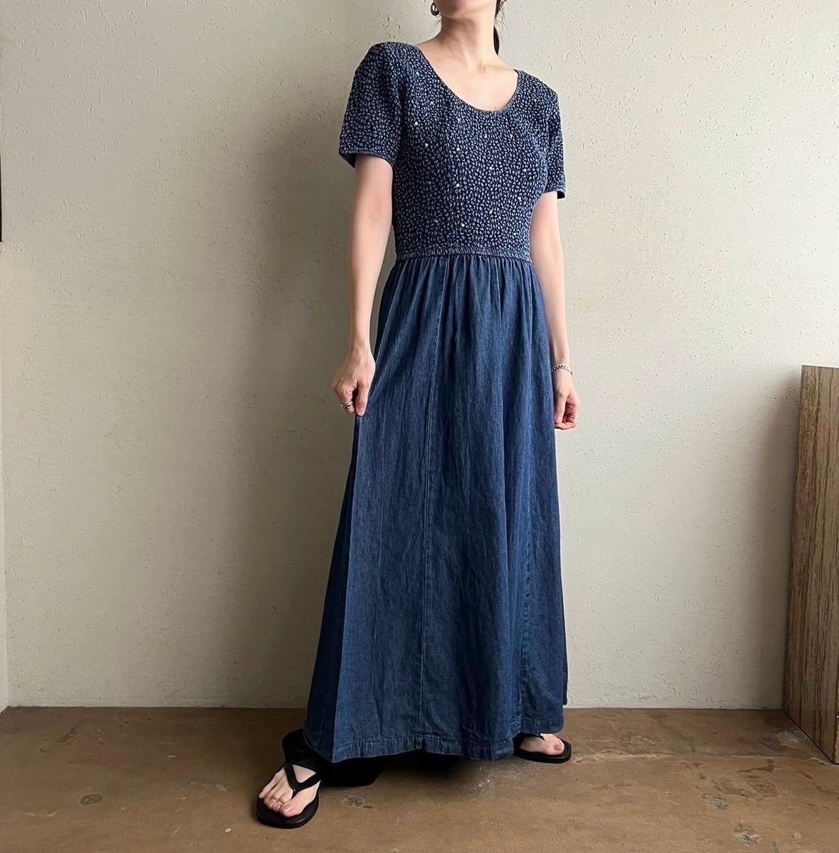 90s Denim Dress Made in USA