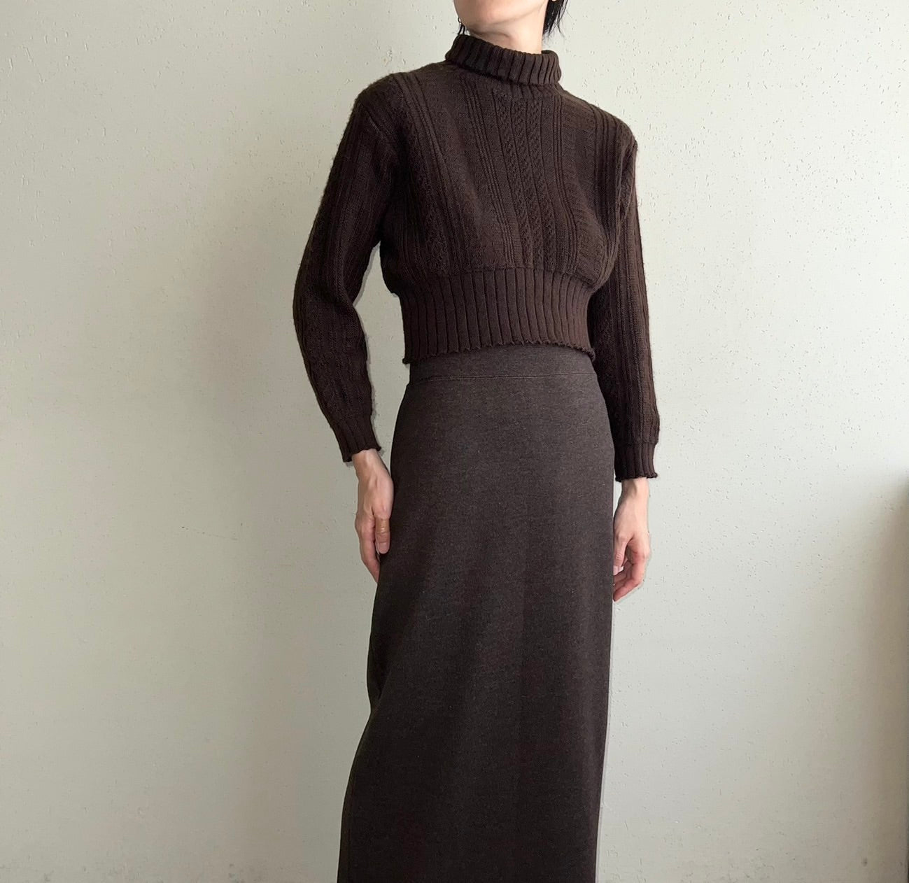 90s Cropped Knit Made in Italy