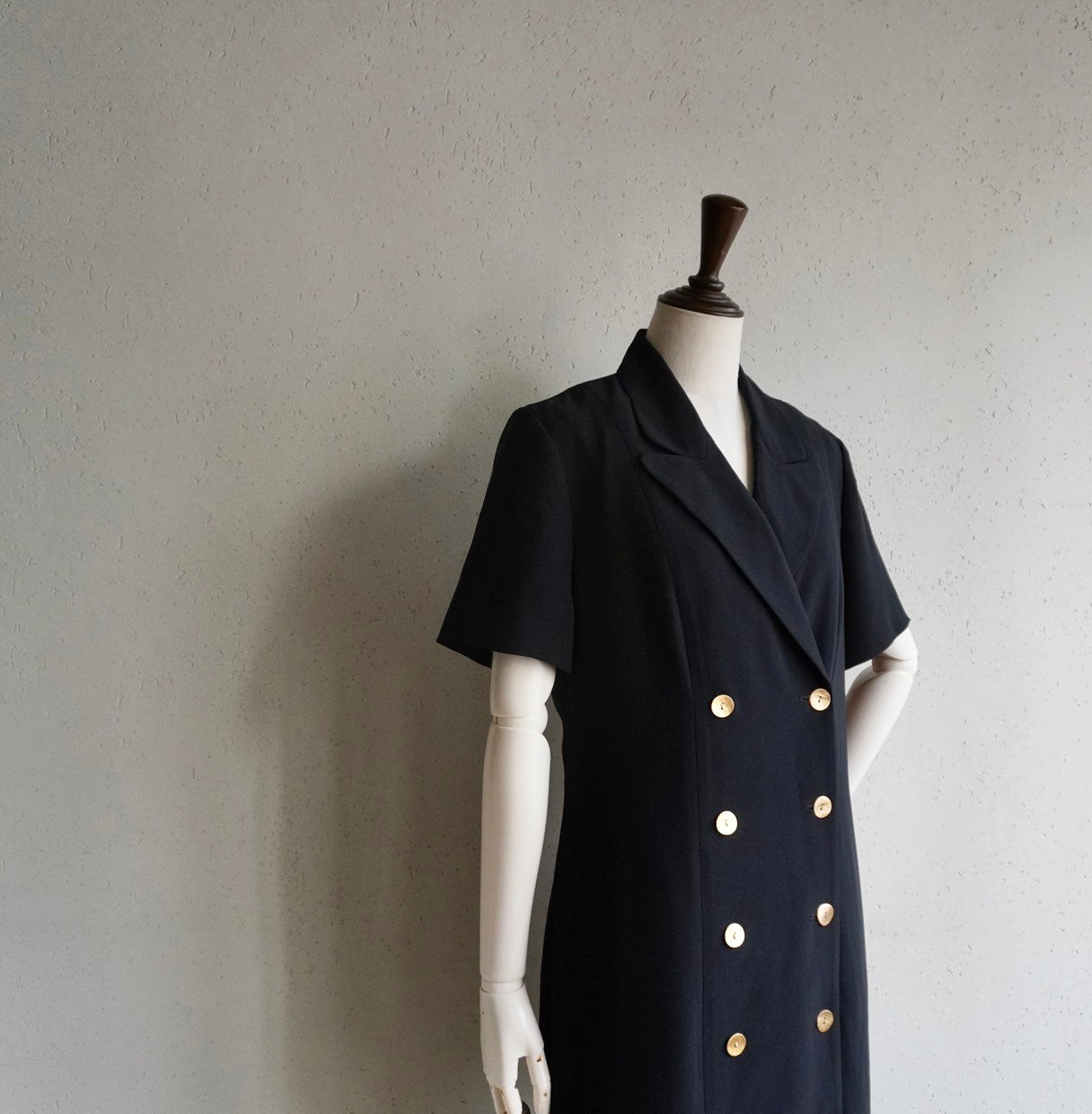 90s Black Long Jacket,Dress