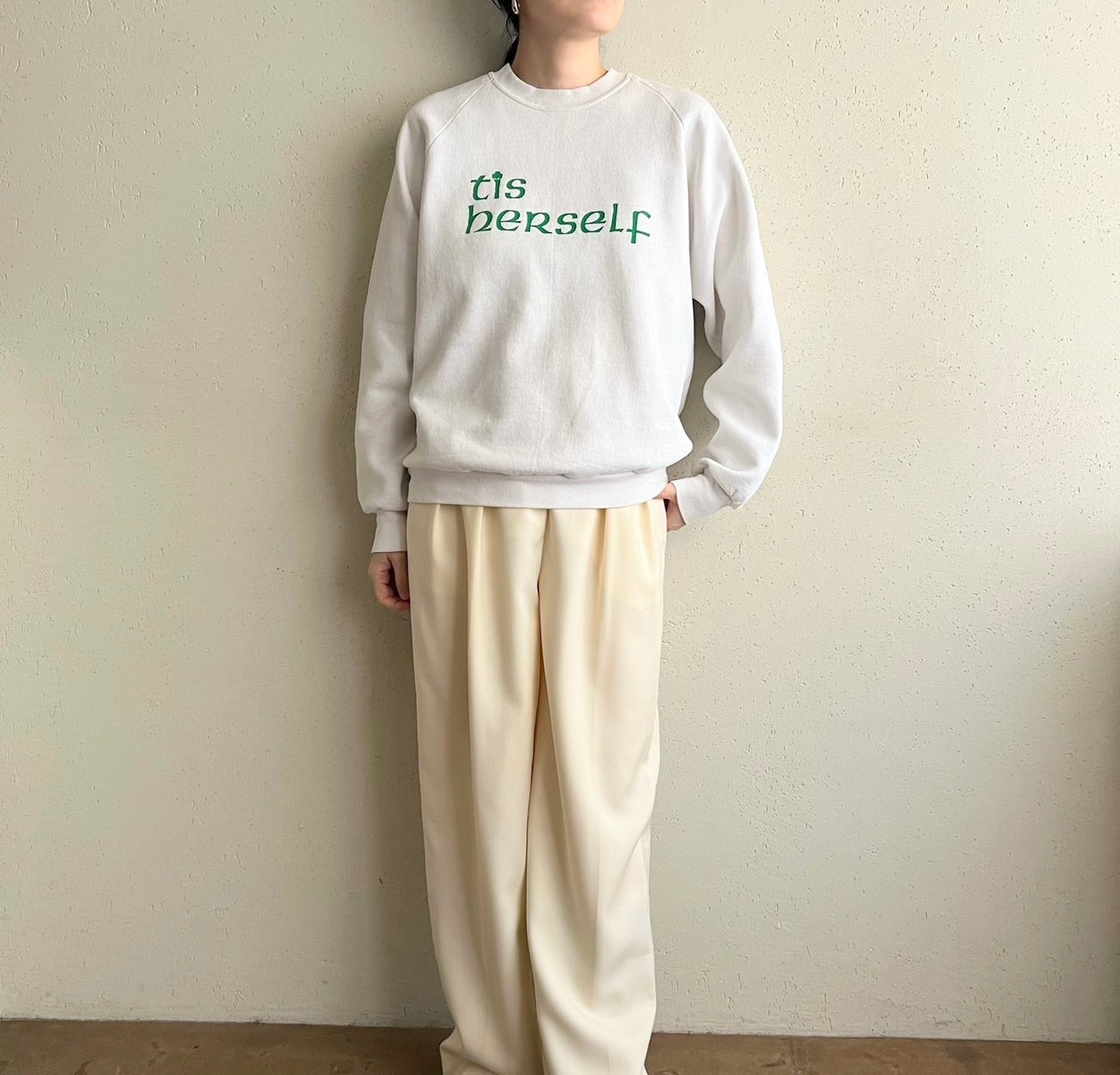 90s Printed Sweater Made in USA