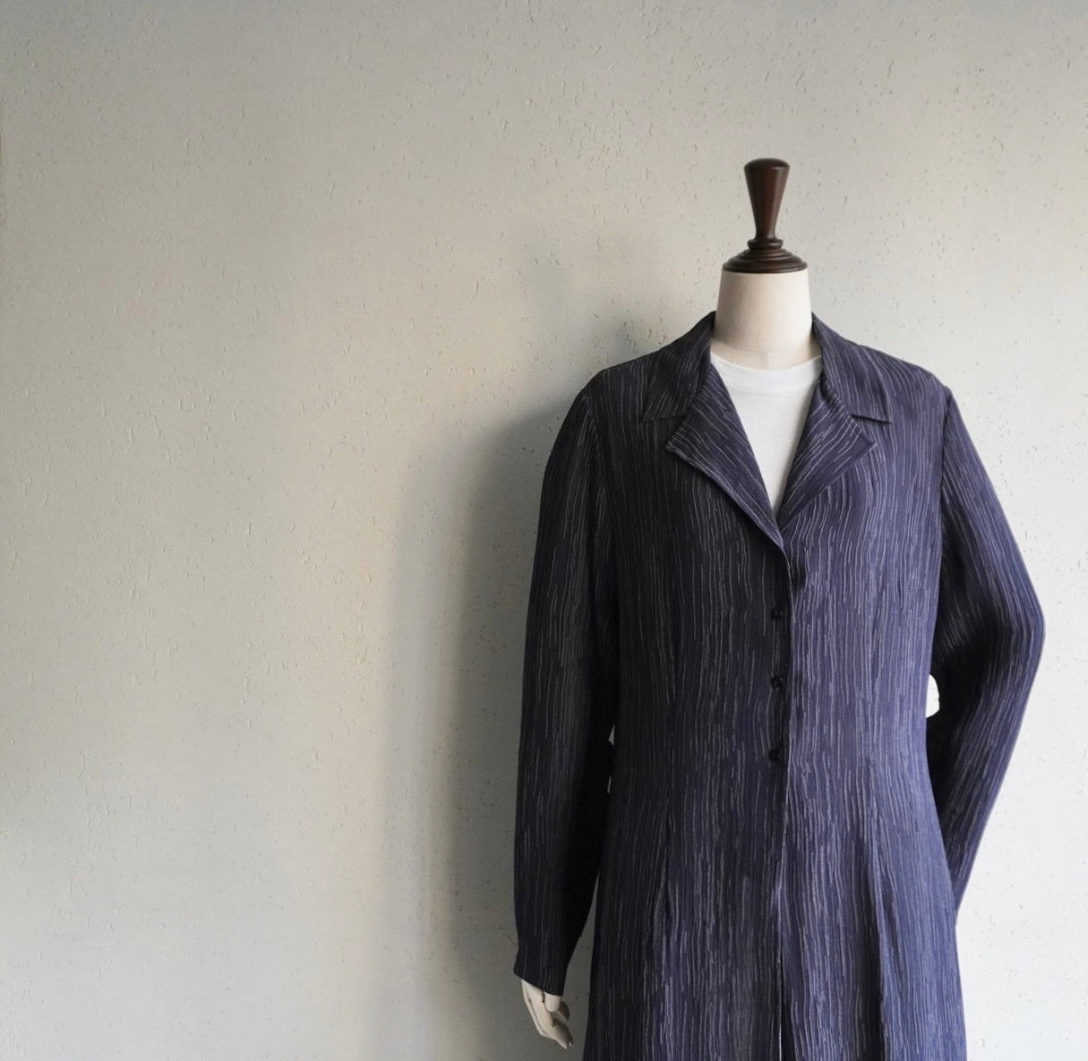 90s Silk Long Shirt