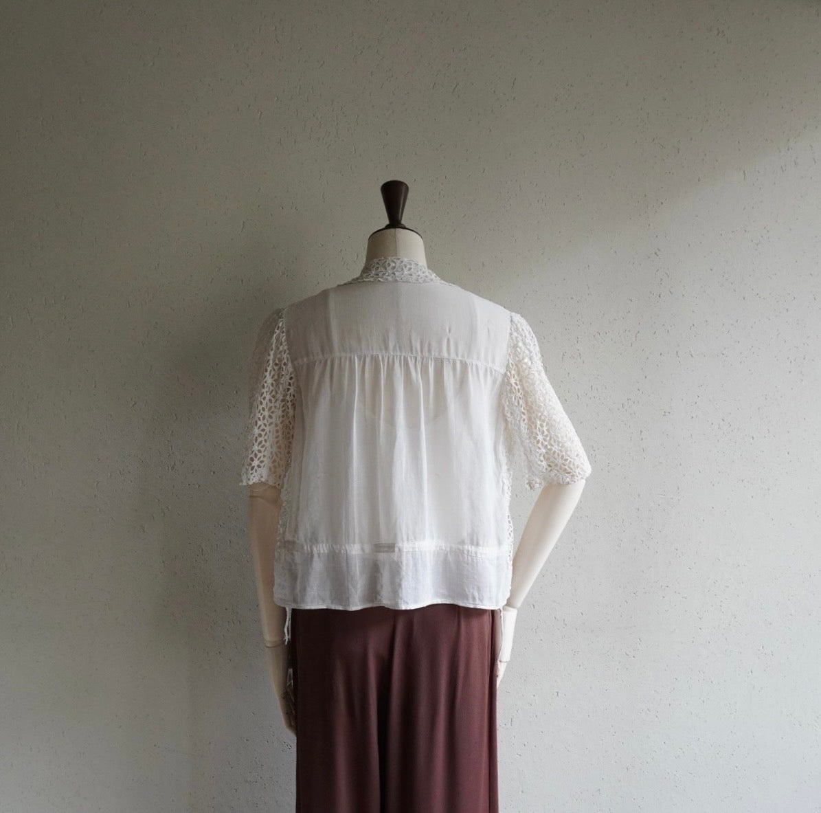 40s Eyelet Lace Shirt