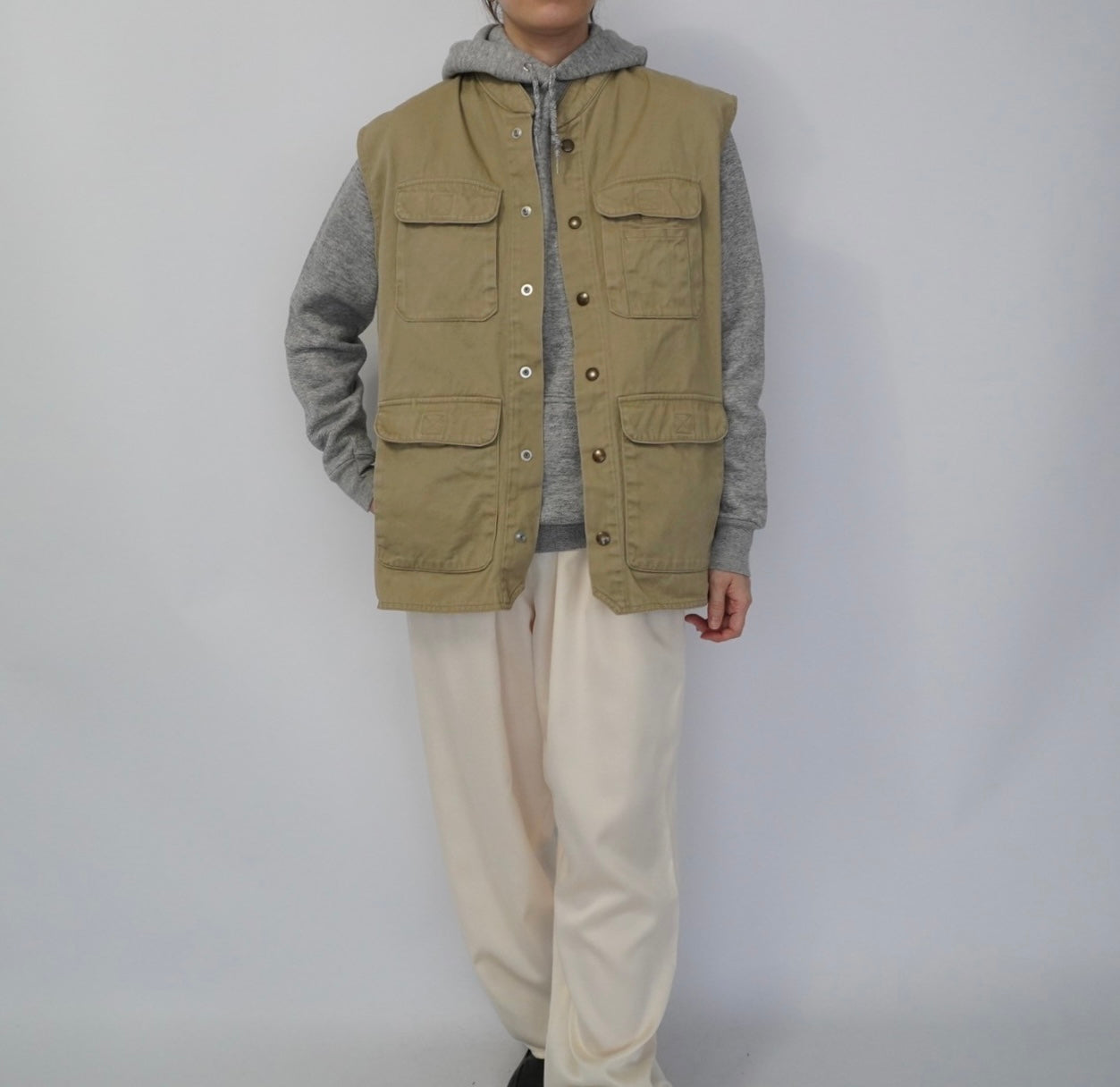 90s Cotton Boxy Vest