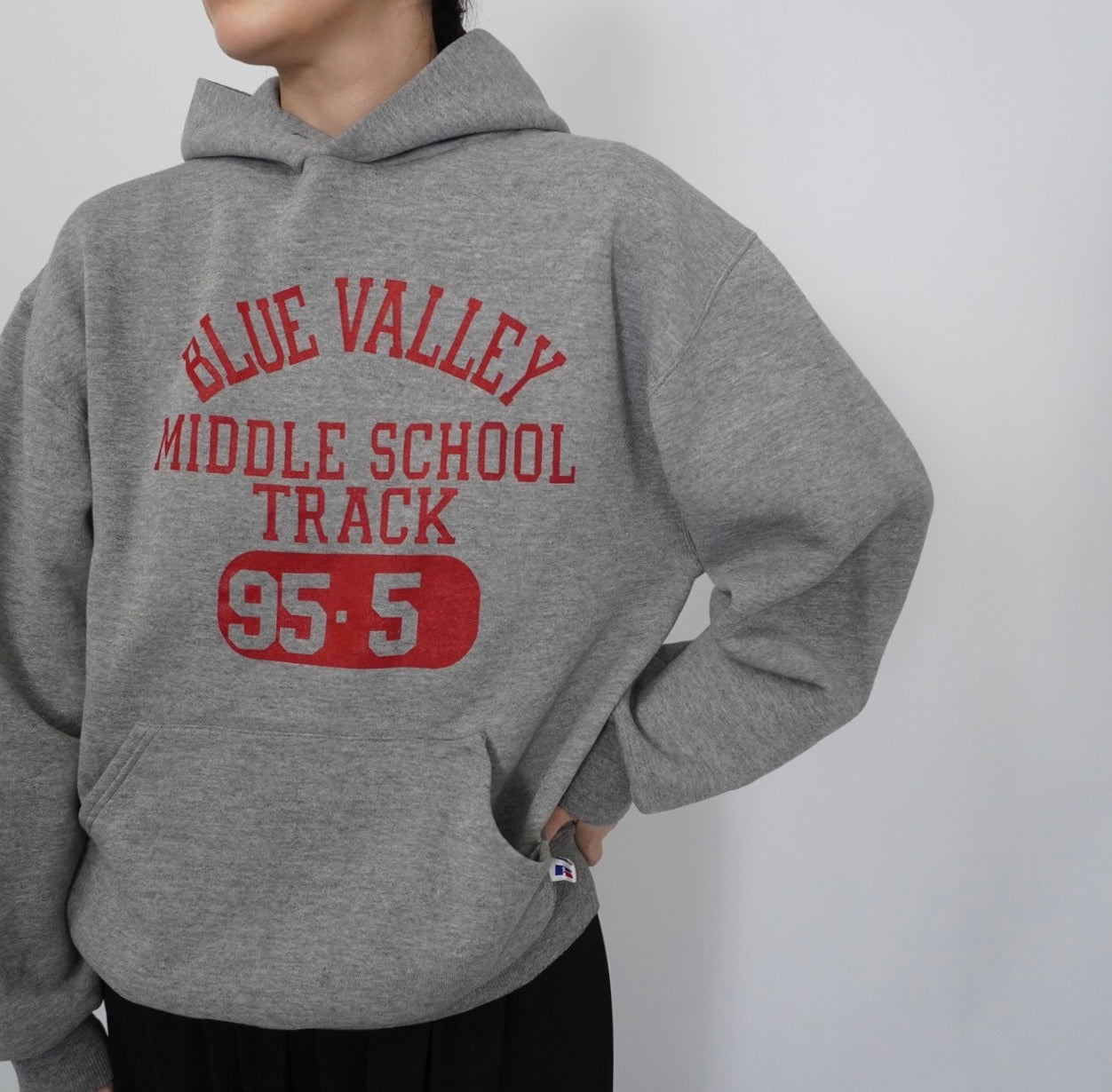 90s Hooded Sweater Made in USA