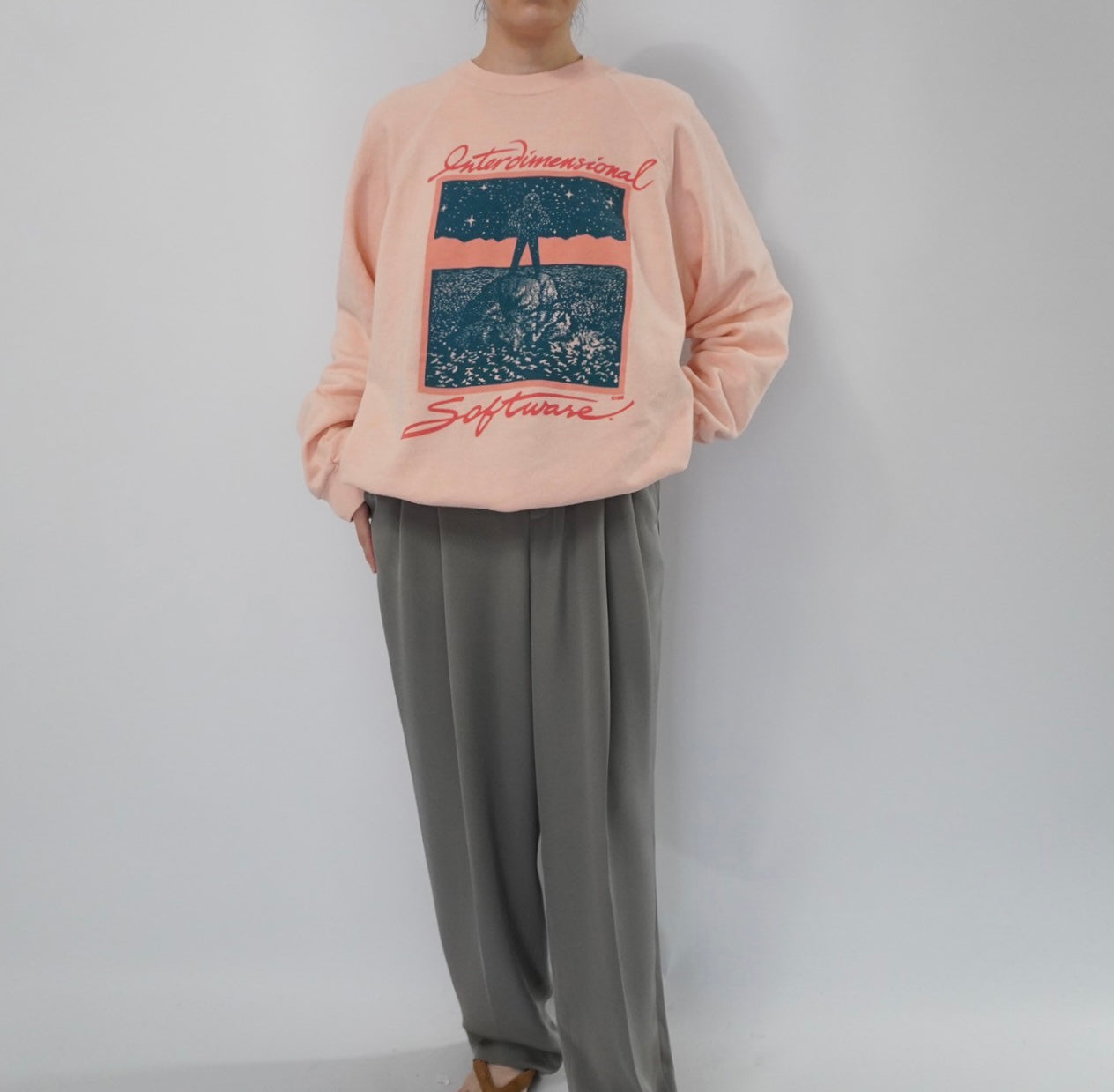 80s Printed Sweater