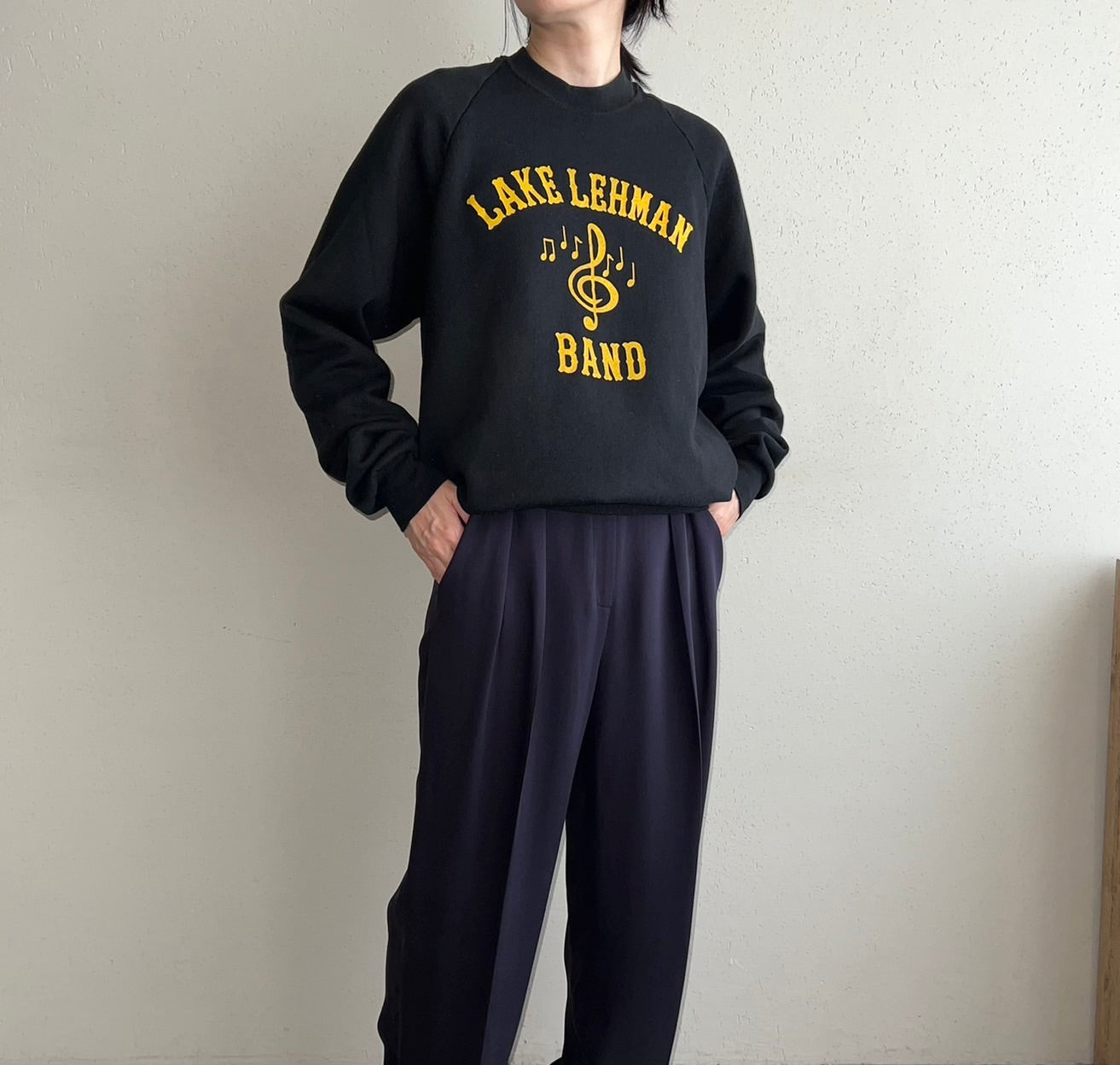 90s Printed Sweater Made in USA