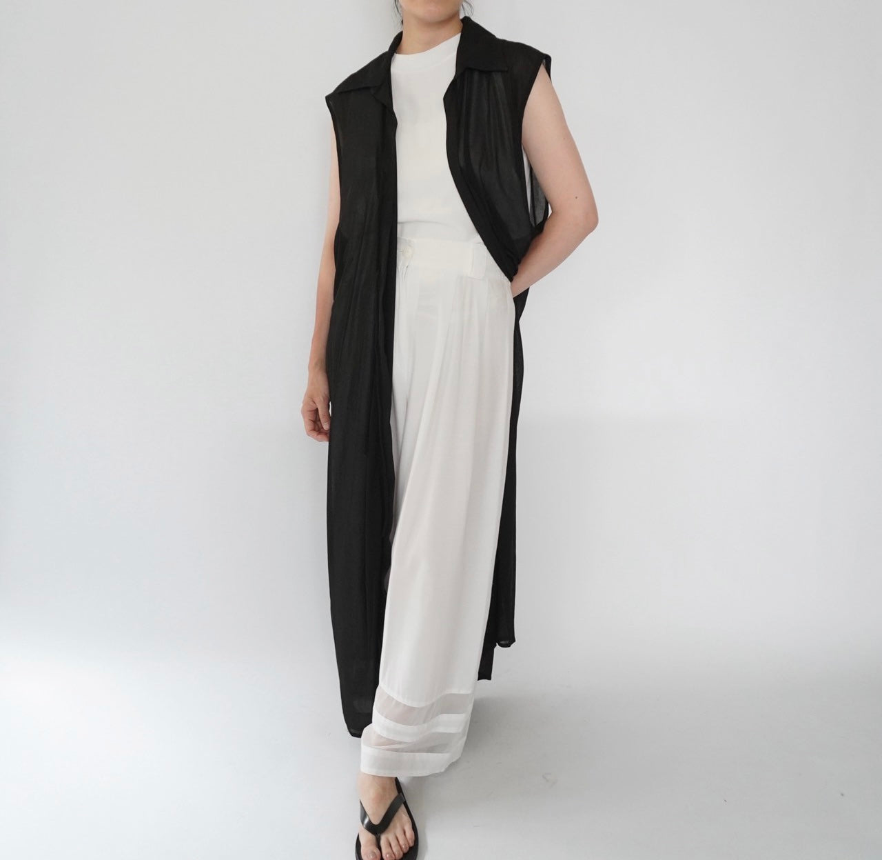 90s Sheer Maxi Robe