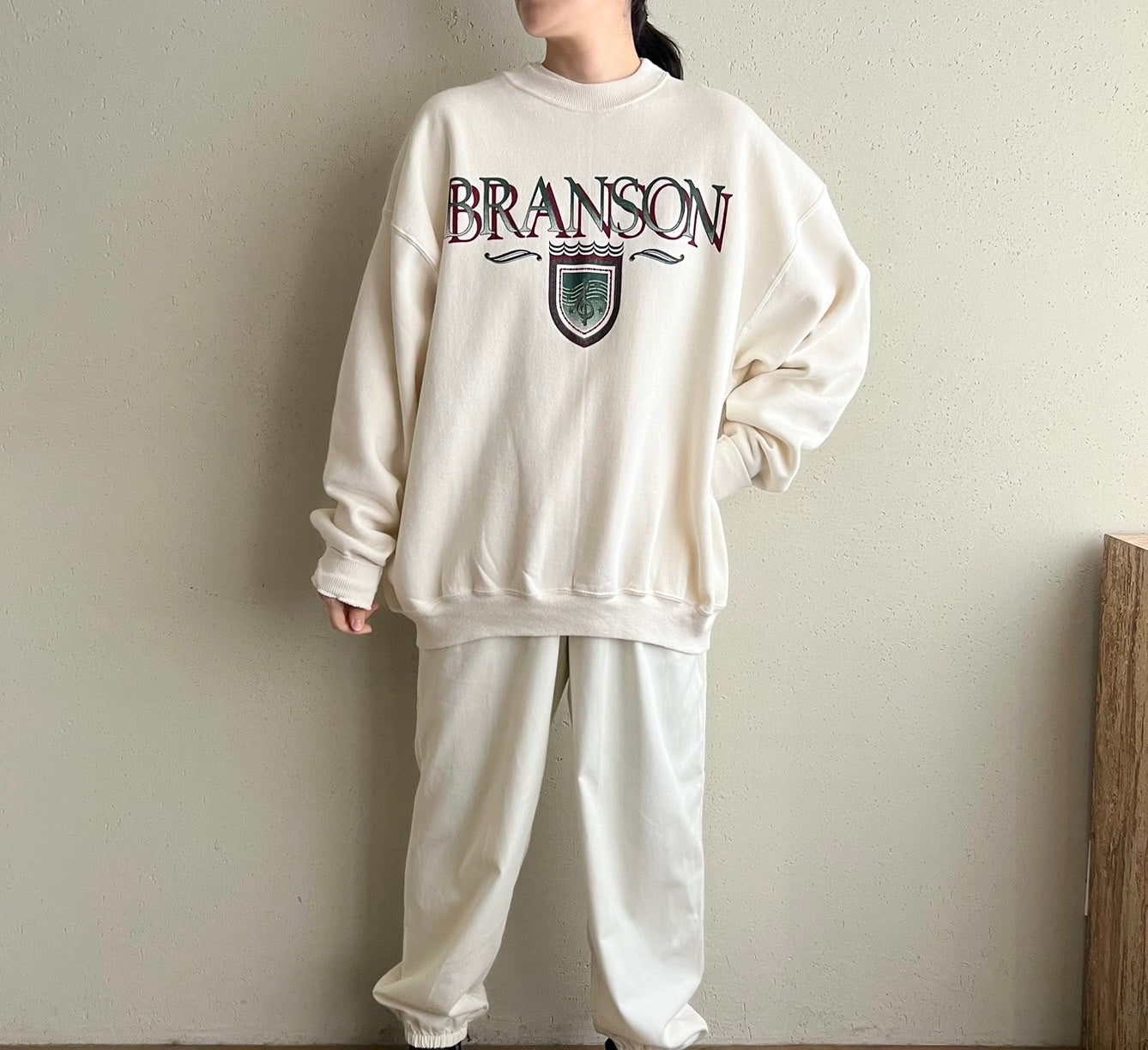 90s Printed Sweater Made in USA