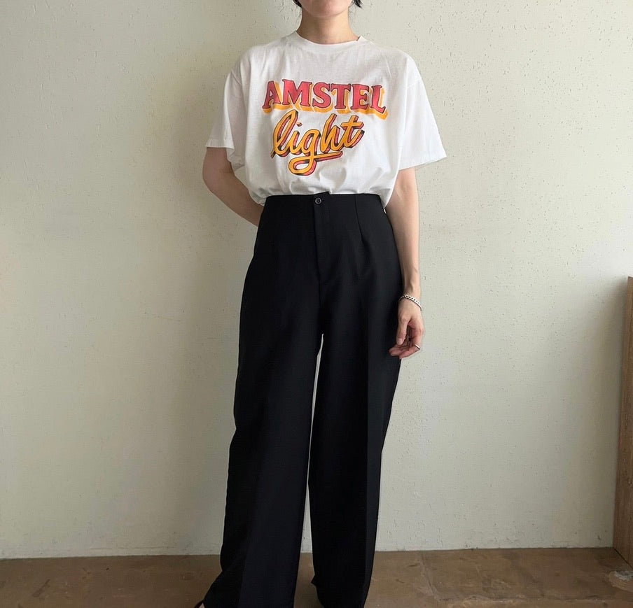 80s "AMSTEL Light" Printed T-shirt Made in USA