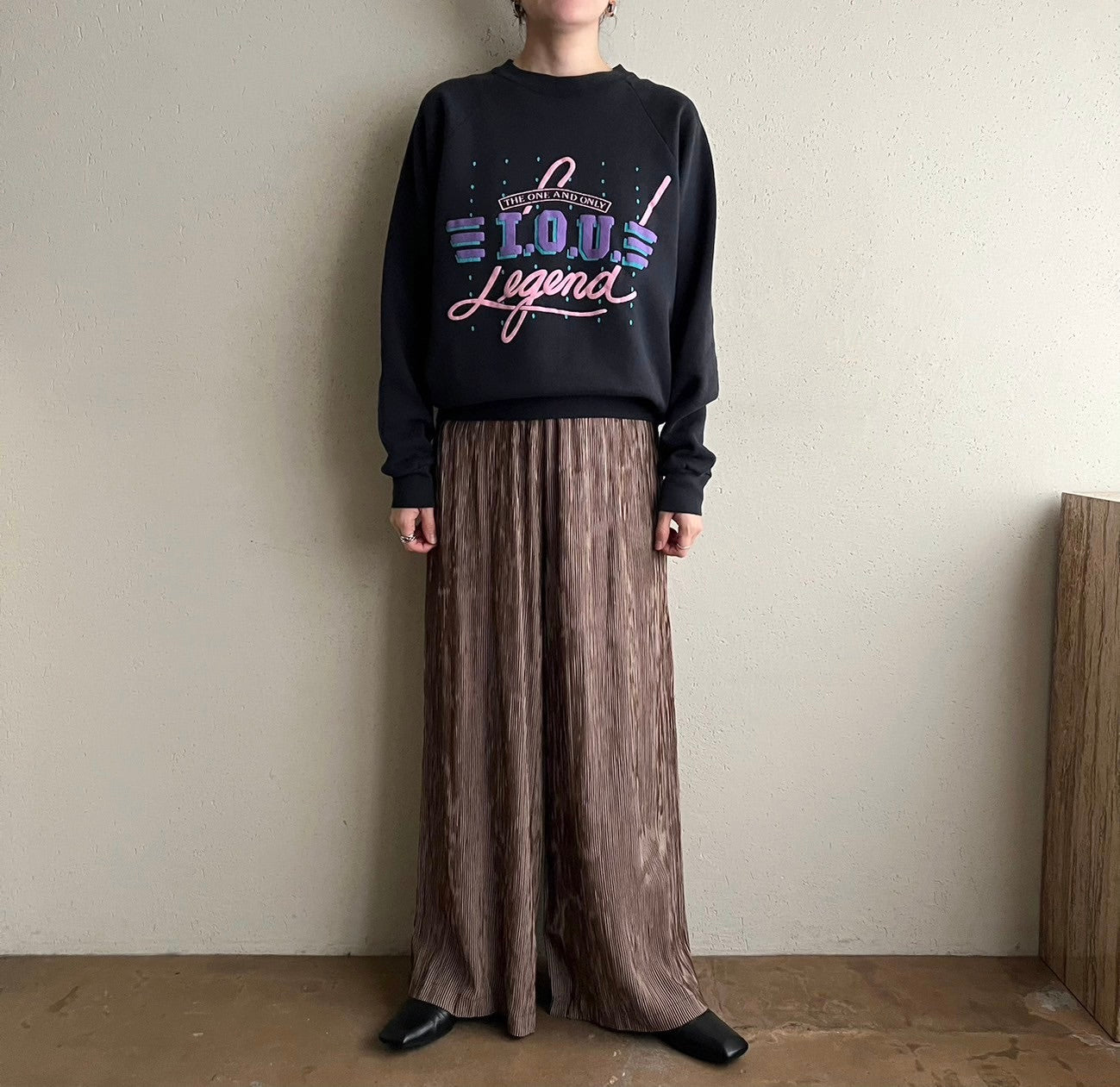90s Printed Sweater Made in USA