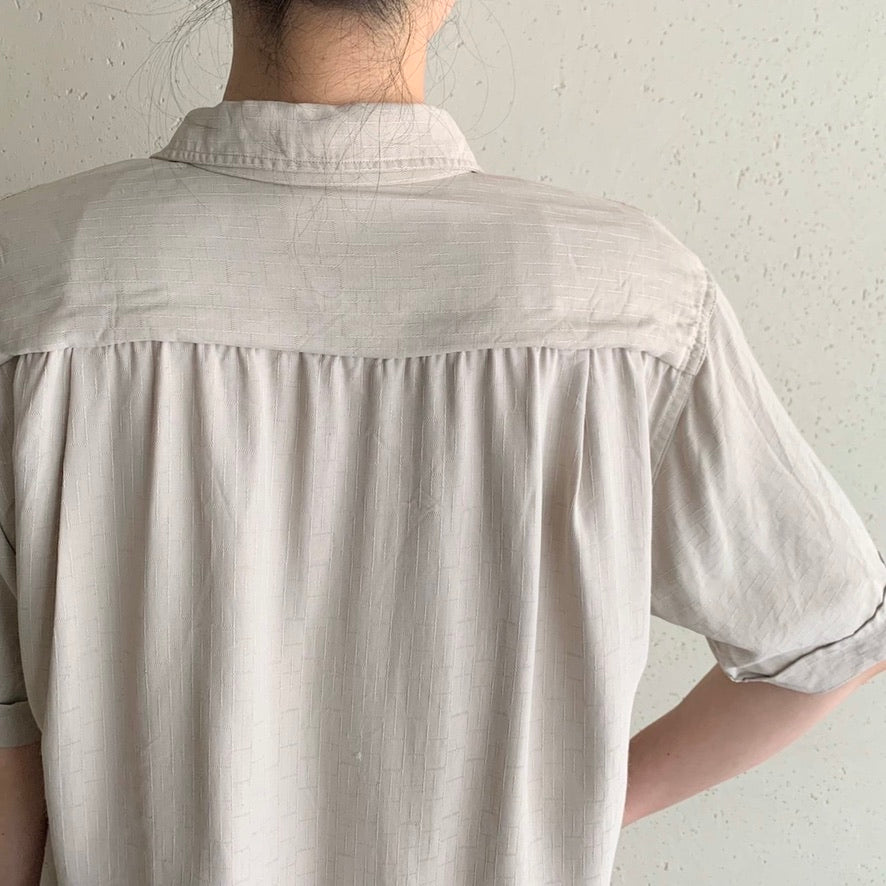 60s " Wearend gold" Box Shirt