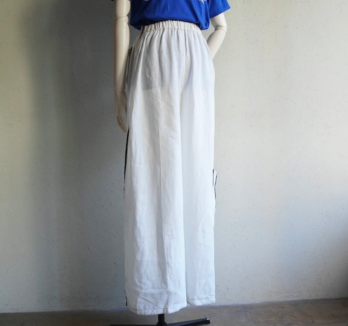90s Linen Wide Pants