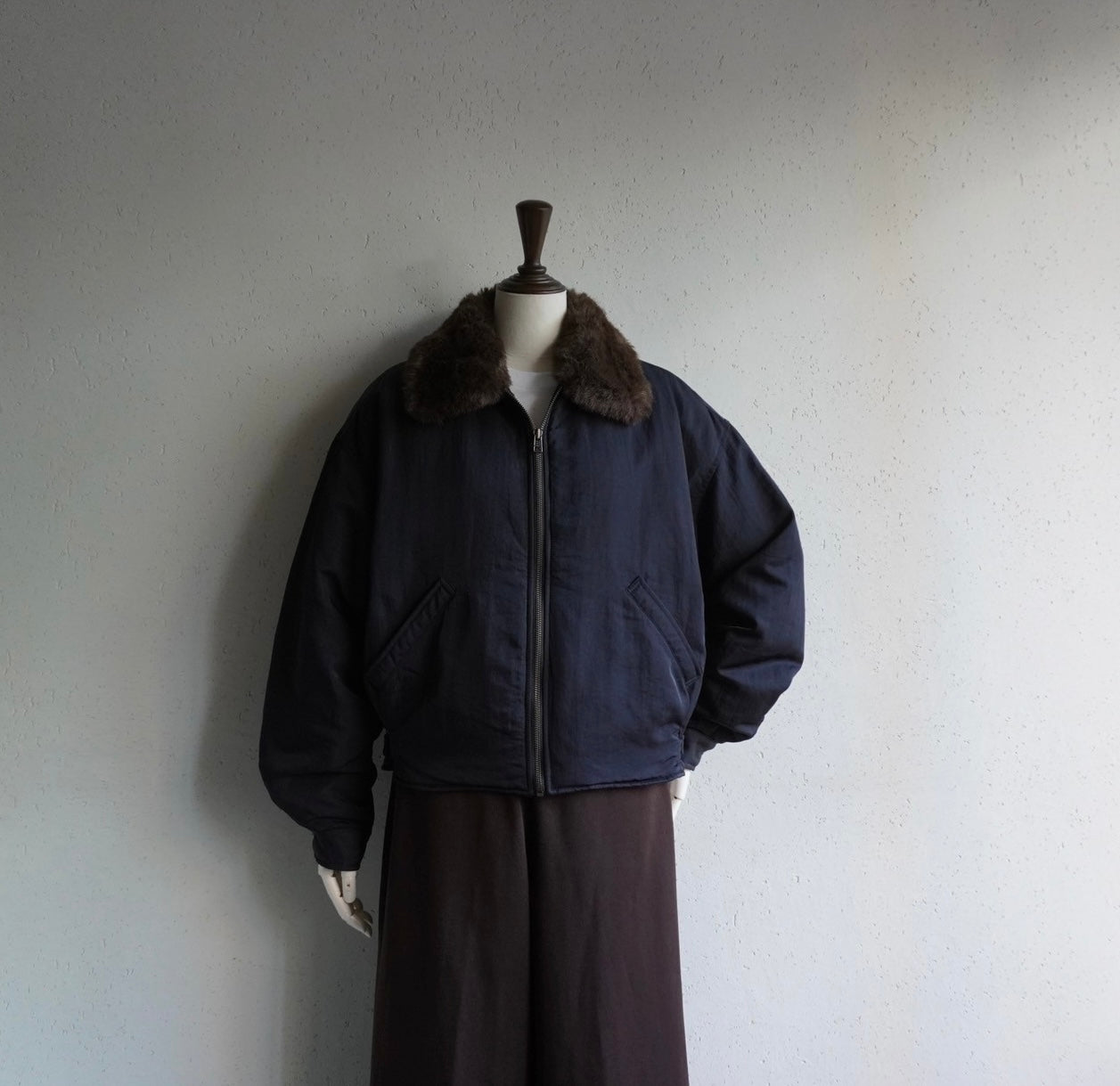90s Black Nylon Jacket