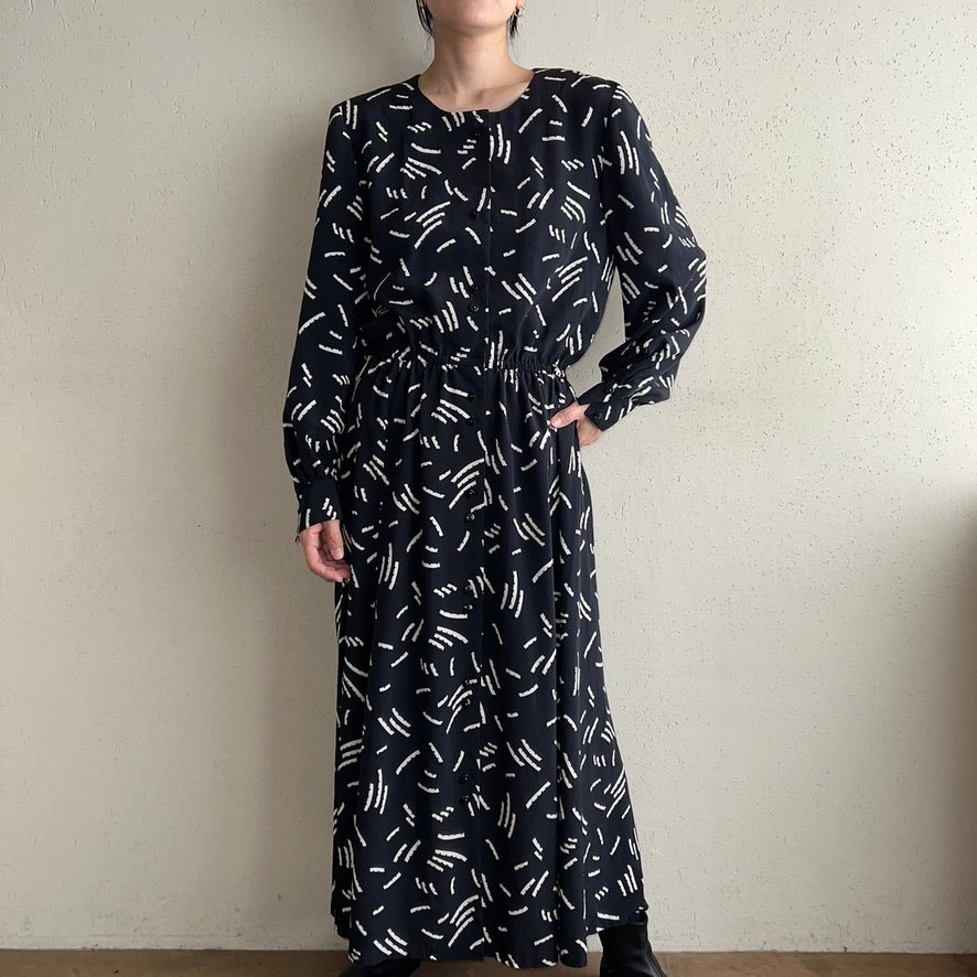 90s Printed Dress