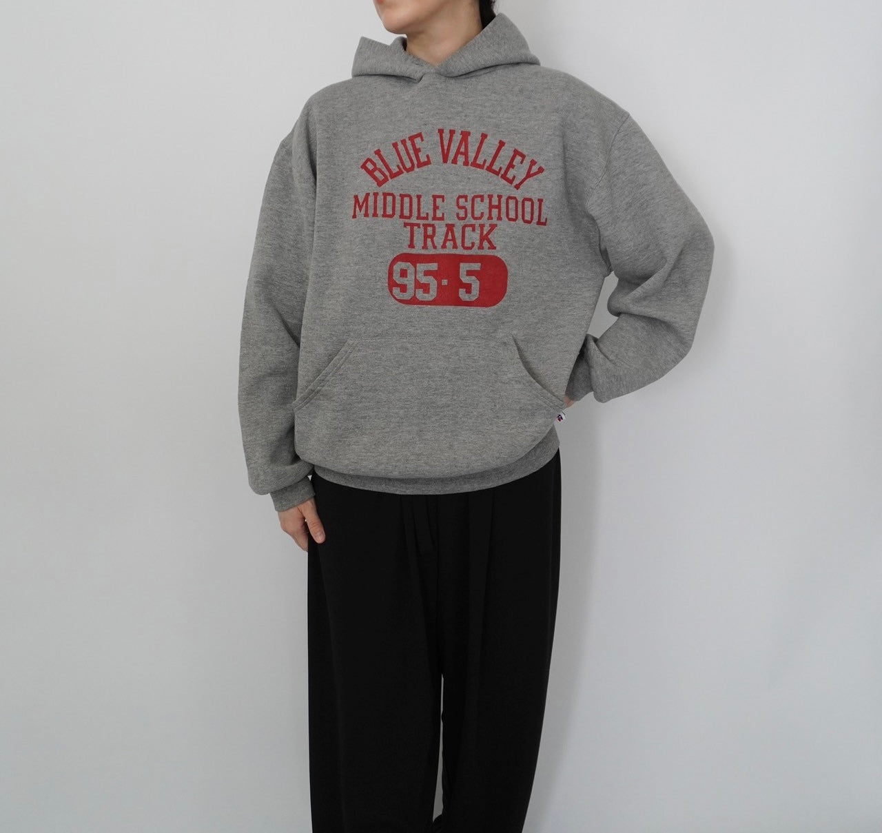 90s Hooded Sweater Made in USA