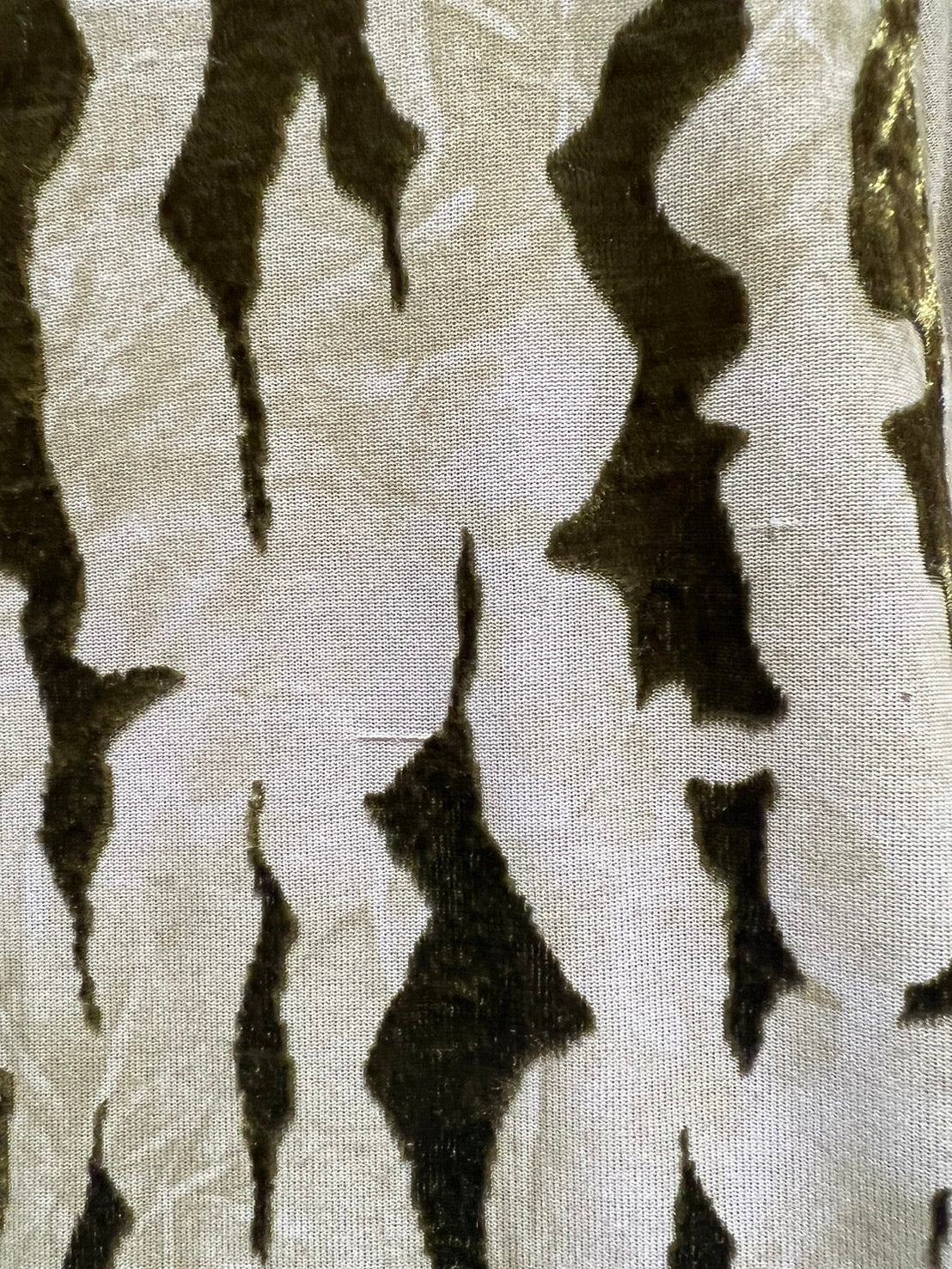 90s EURO Sheer Velor Top