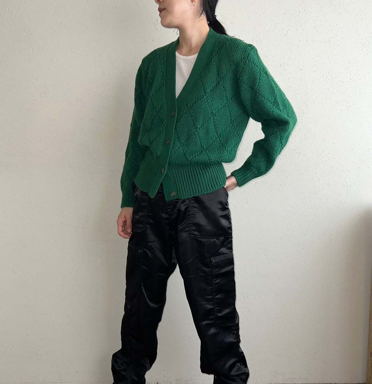 90s Wool Knit Cardigan