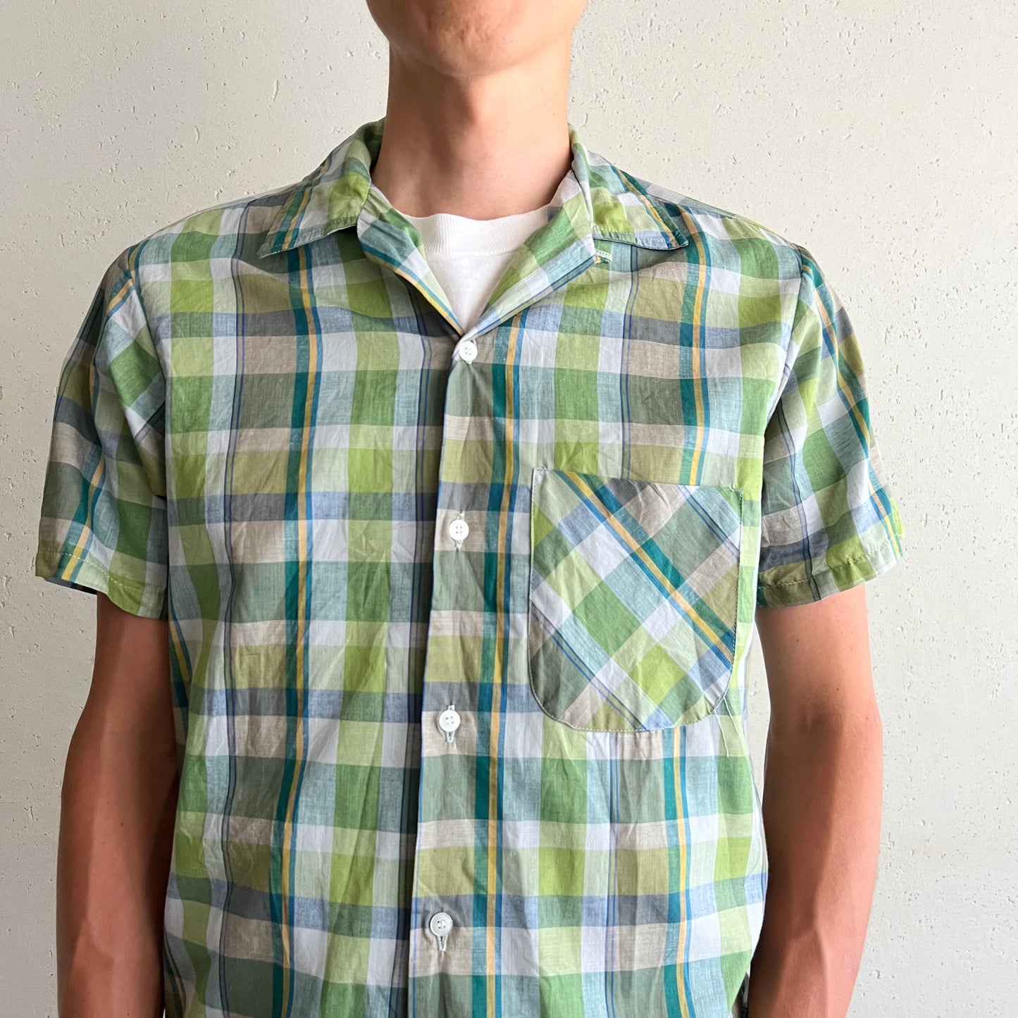 60s Plaid Box Shirt