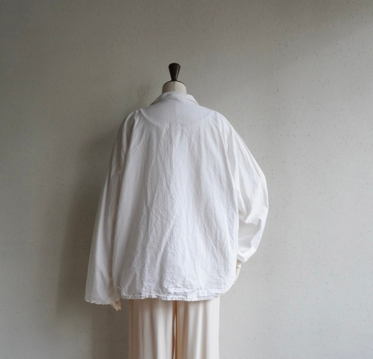 80s Lace up Shirt Made in Greece