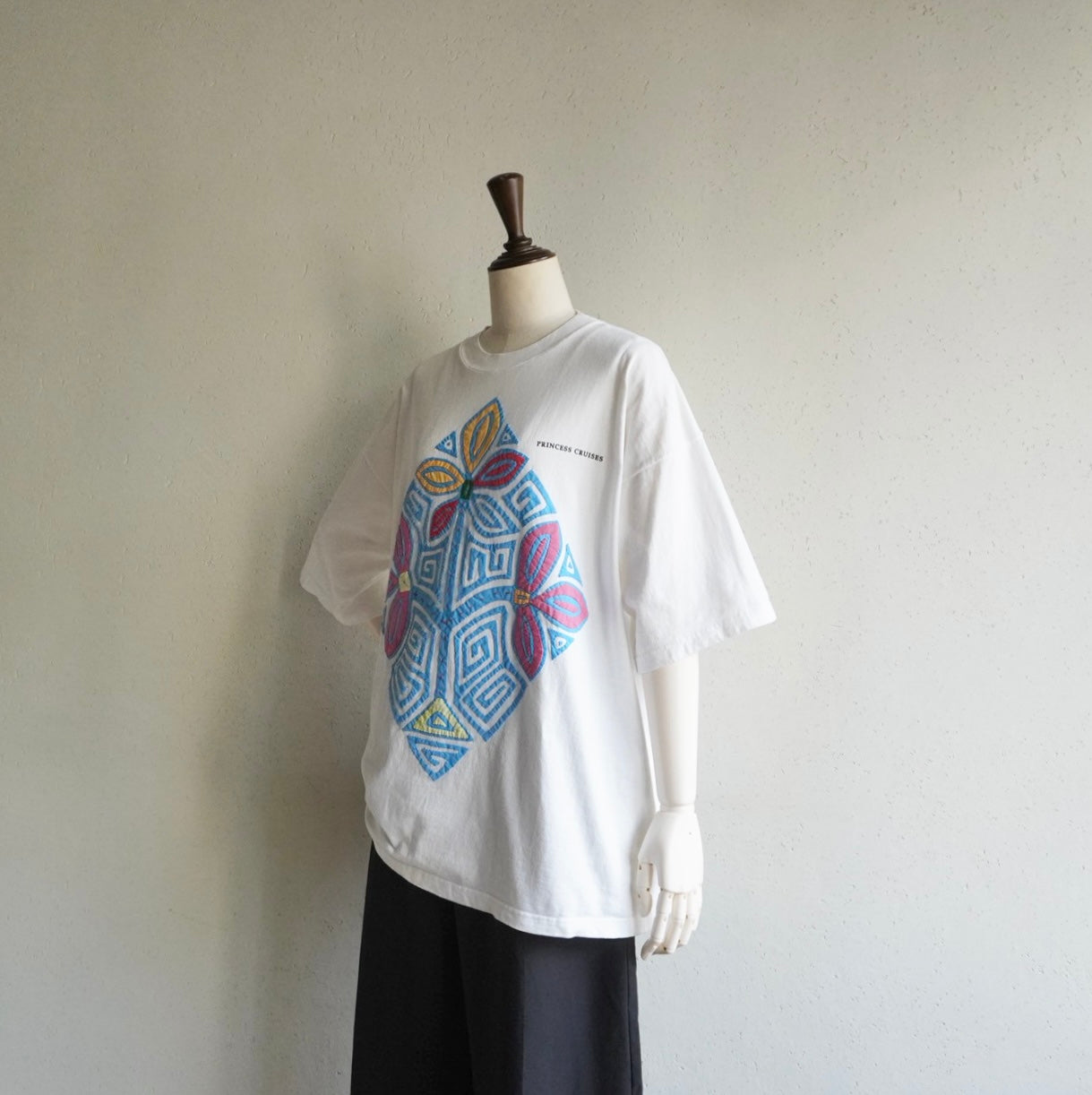 90s"Princess Cruises" Quilted T-shirt