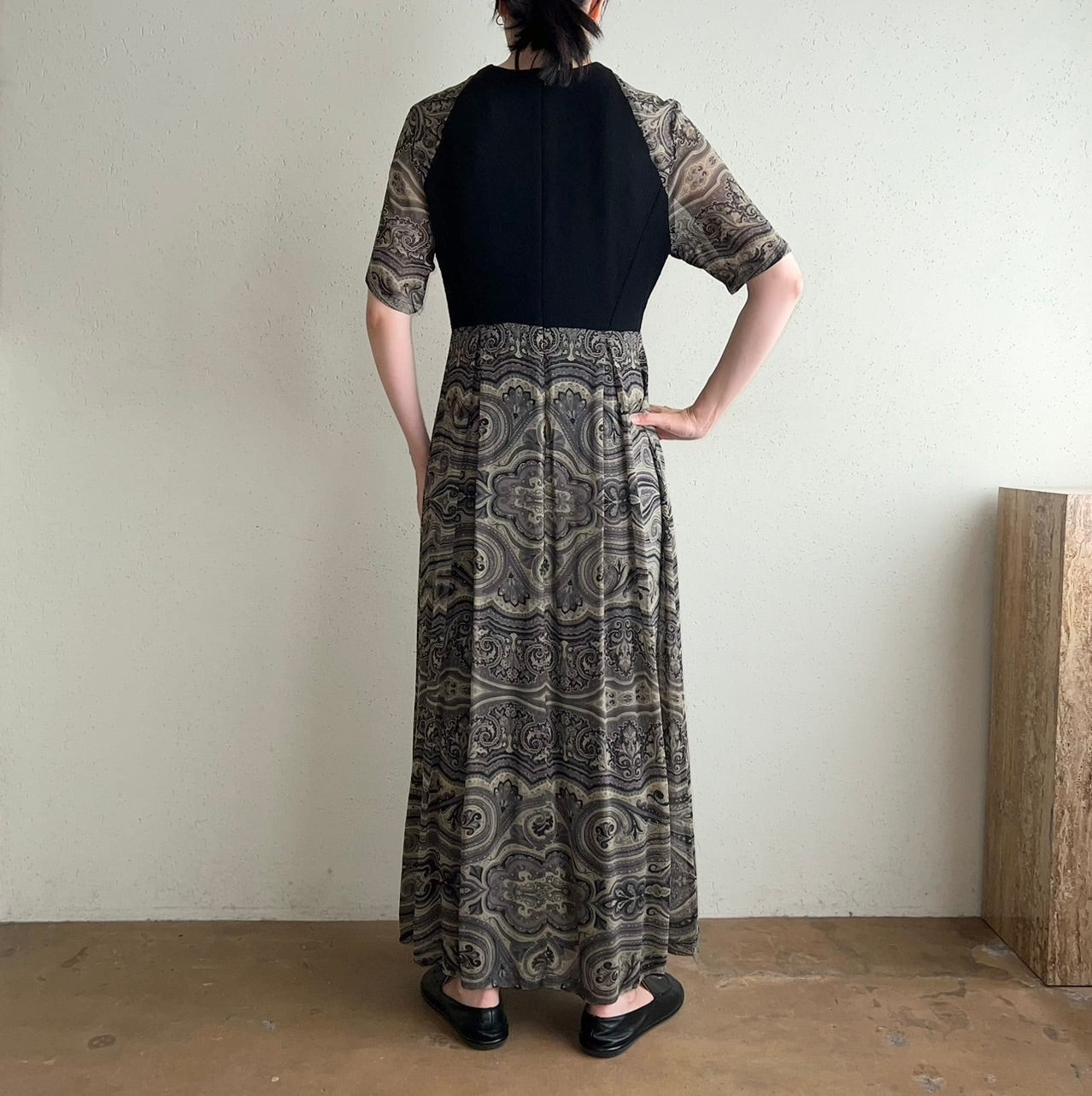 90s Rayon Dress Made in Italy