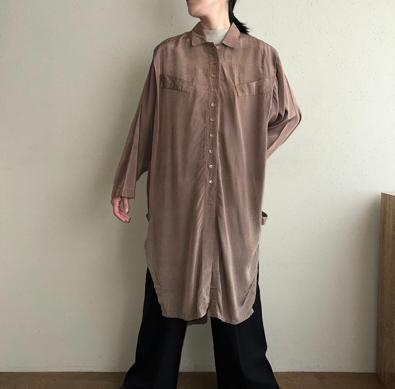 80s Designed Shirt Dress