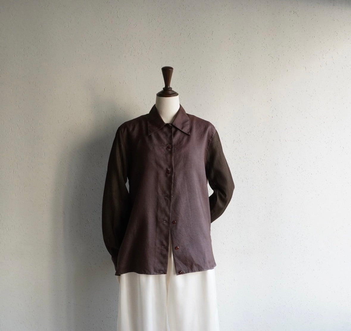 90s Brown Shirt Made in Italy