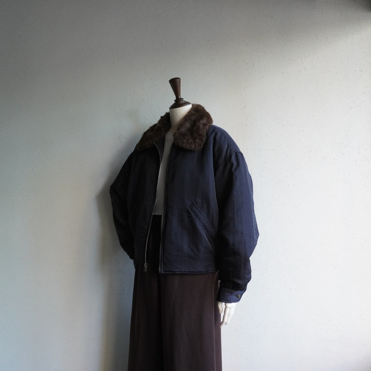 90s Black Nylon Jacket