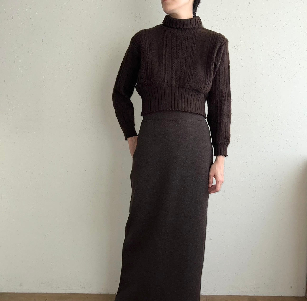 90s Cropped Knit Made in Italy