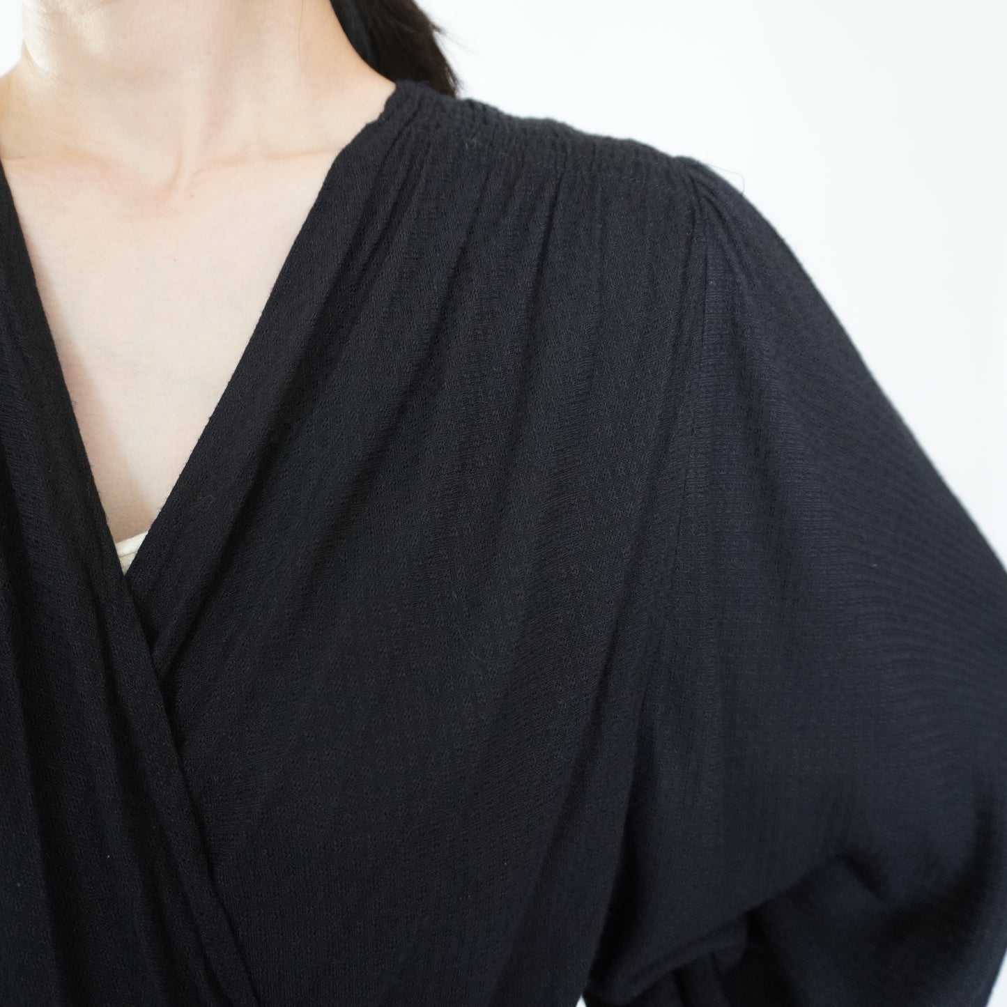 90s EURO Design Black Dress