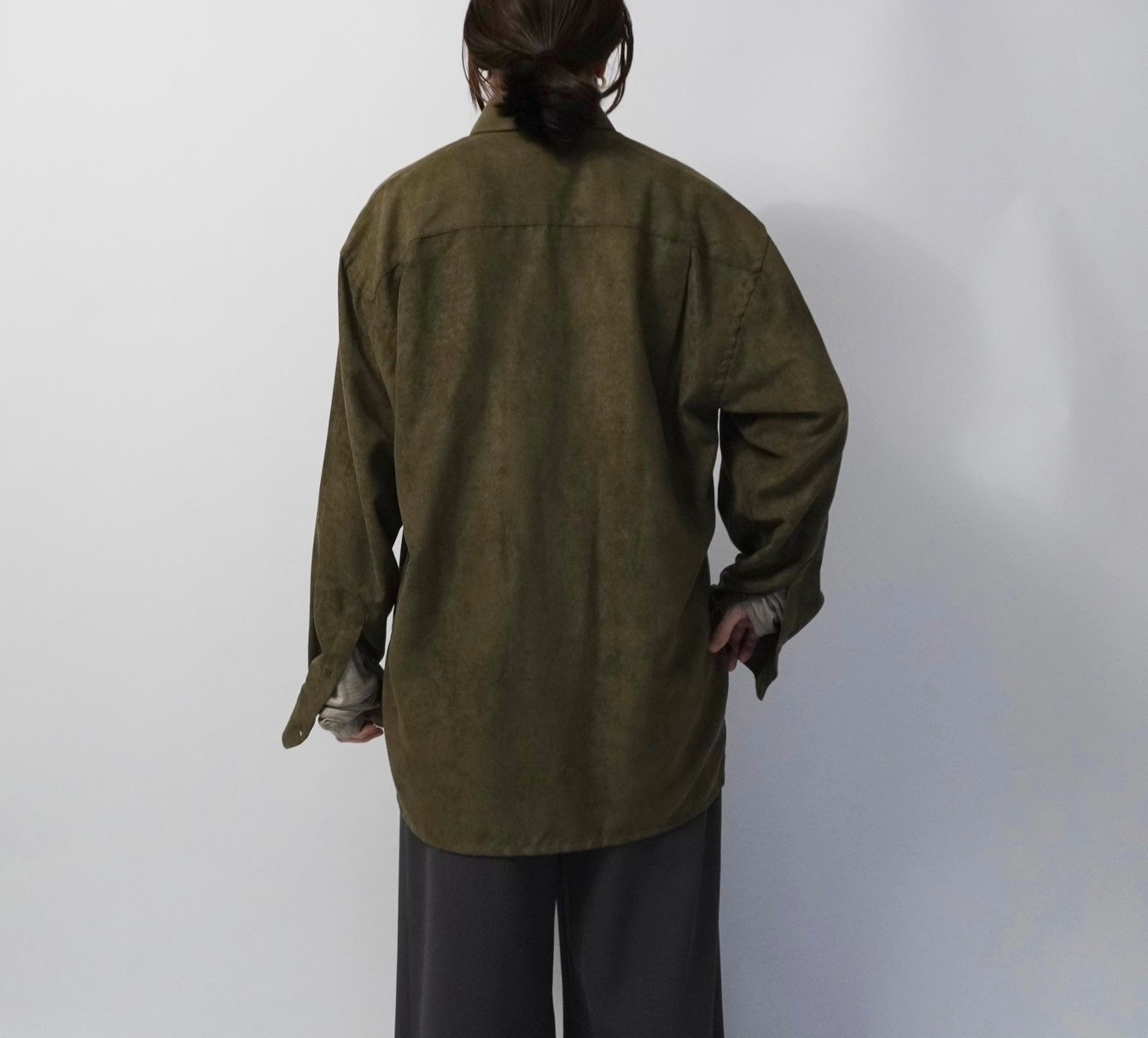 90s Faux Suede Shirt