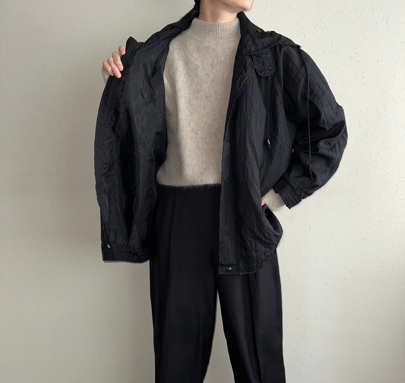 90s Hooded light jacket