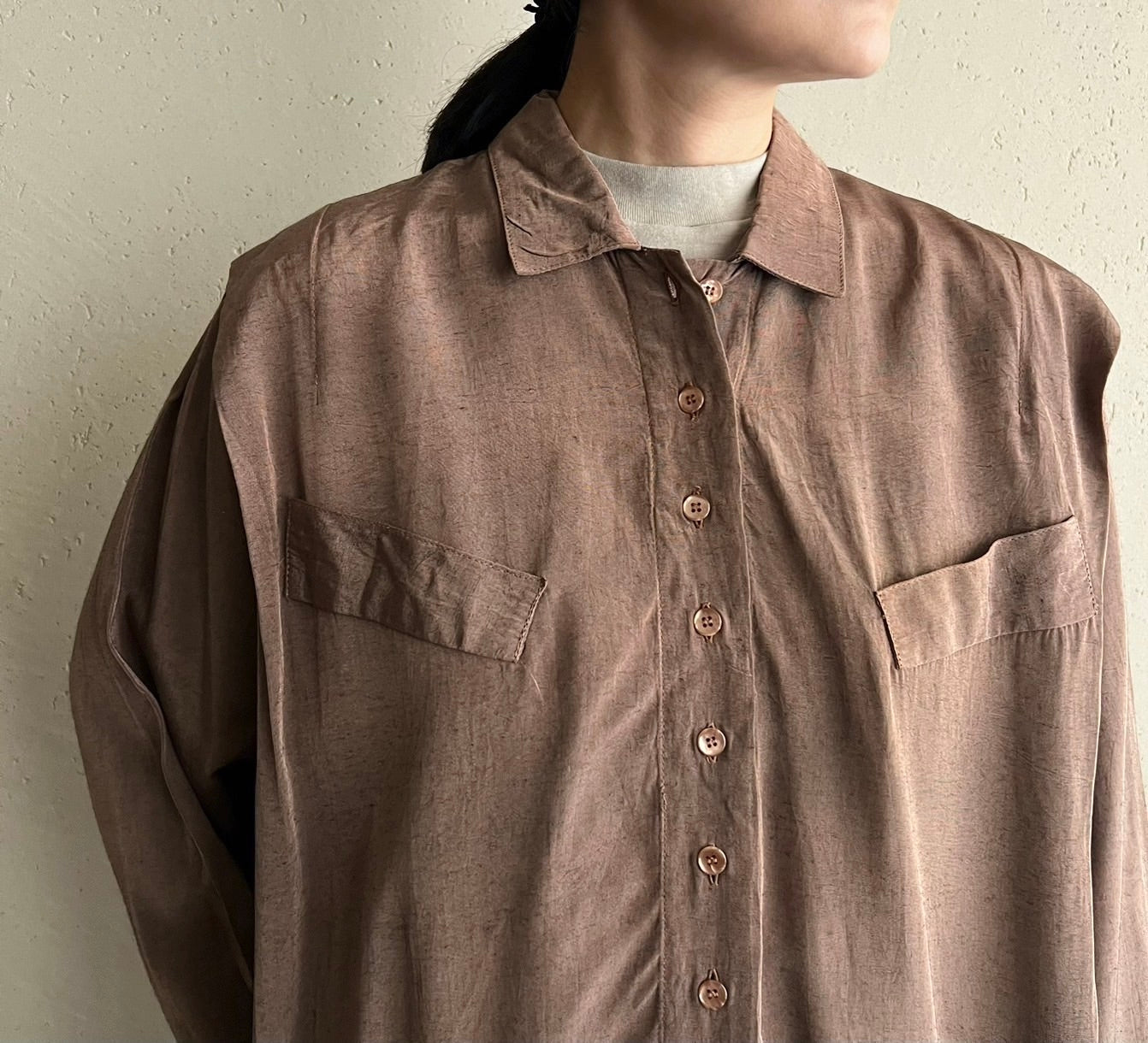 80s Designed Shirt Dress