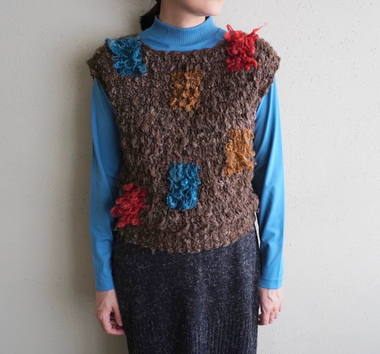 90s Design Knit Vest