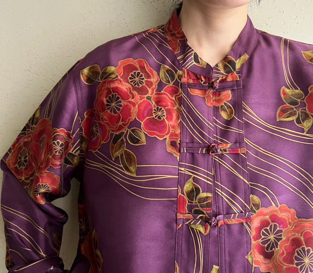 Asian Design Silk Blouse
