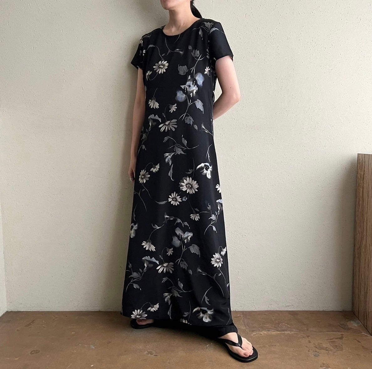 90s Printed Dress Made in Canada