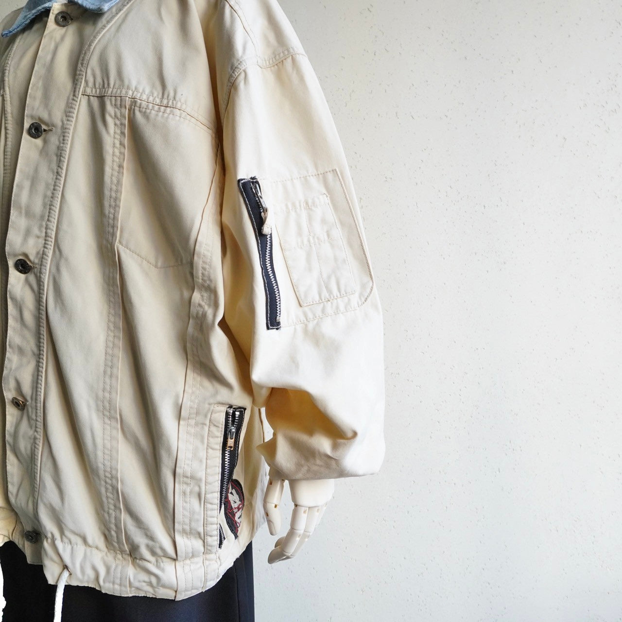 90s Denim Collar Jacket