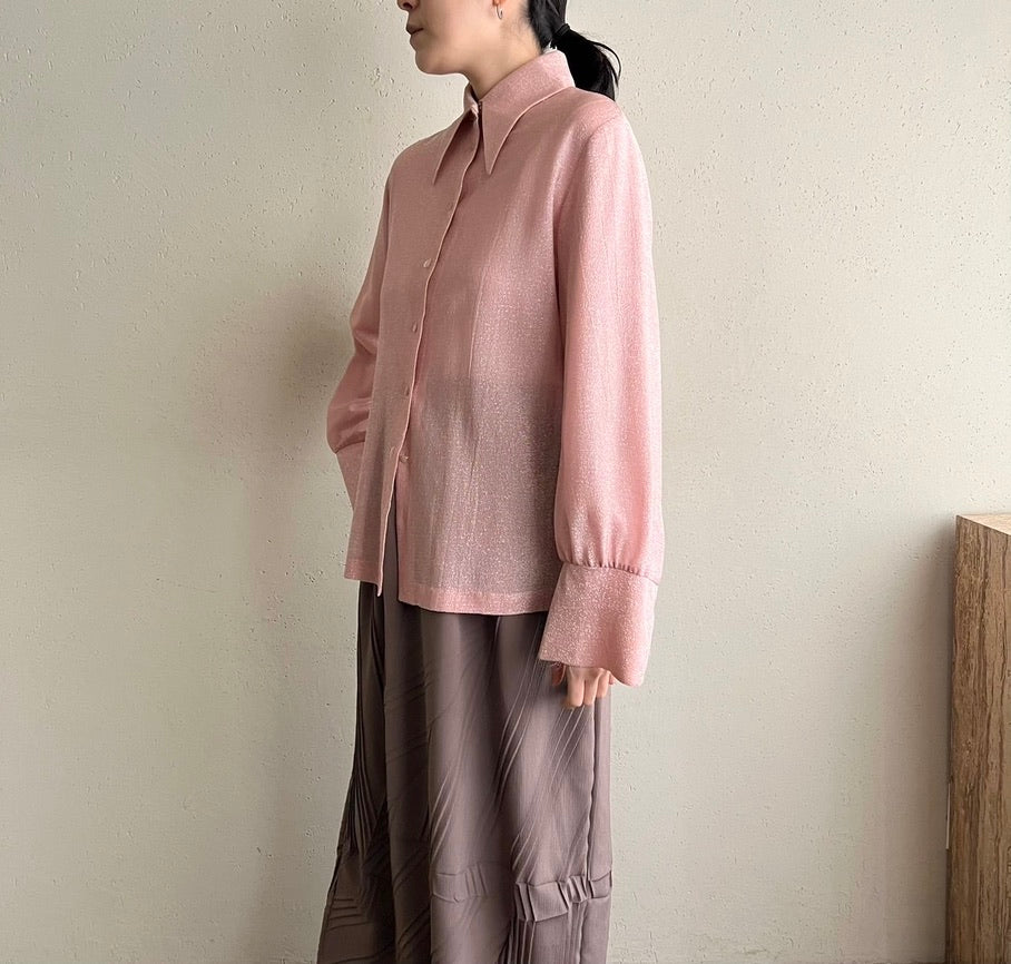 70s Glitter Pink Shirt